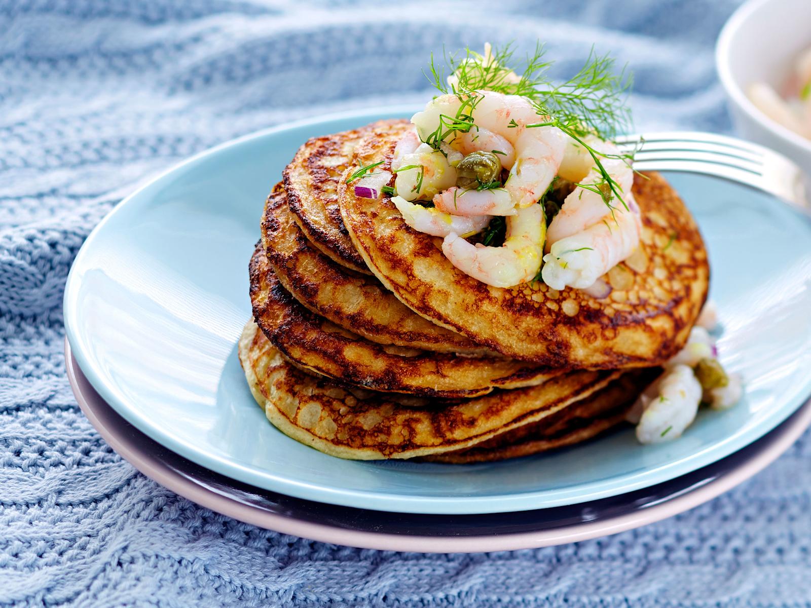 Blinit ja katkarapusalsa