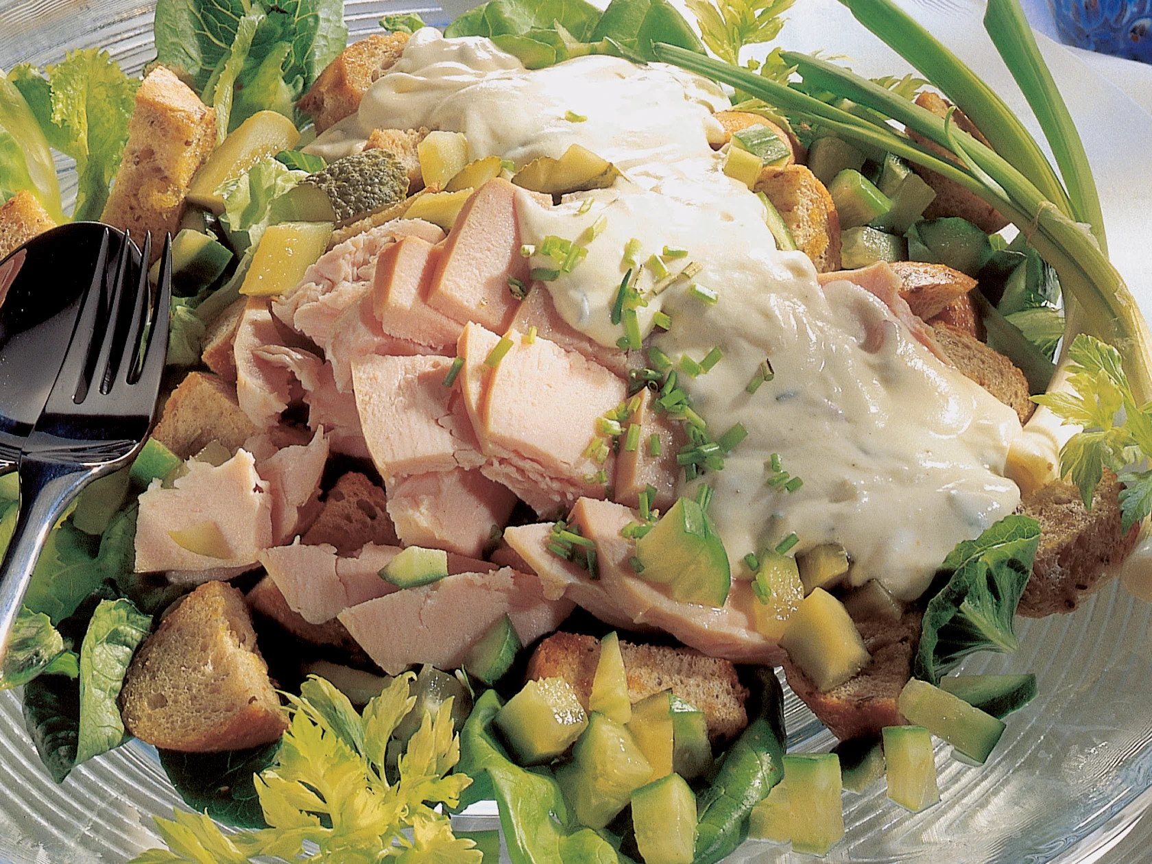 Kevyt kalkkunasalaatti