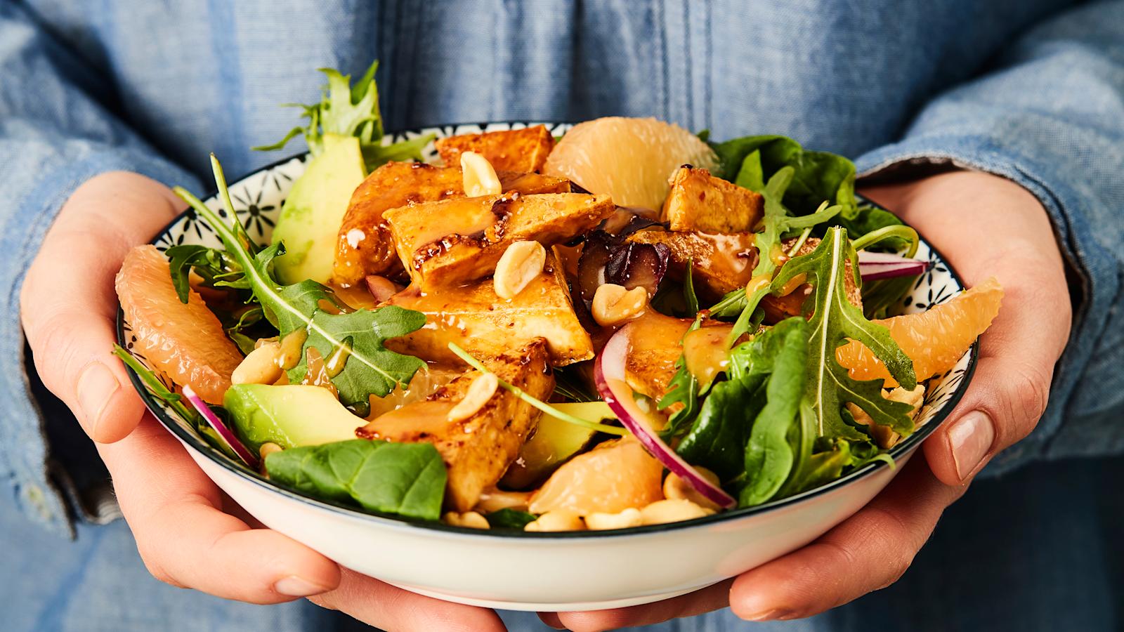 Verigreippi-tofusalaatti