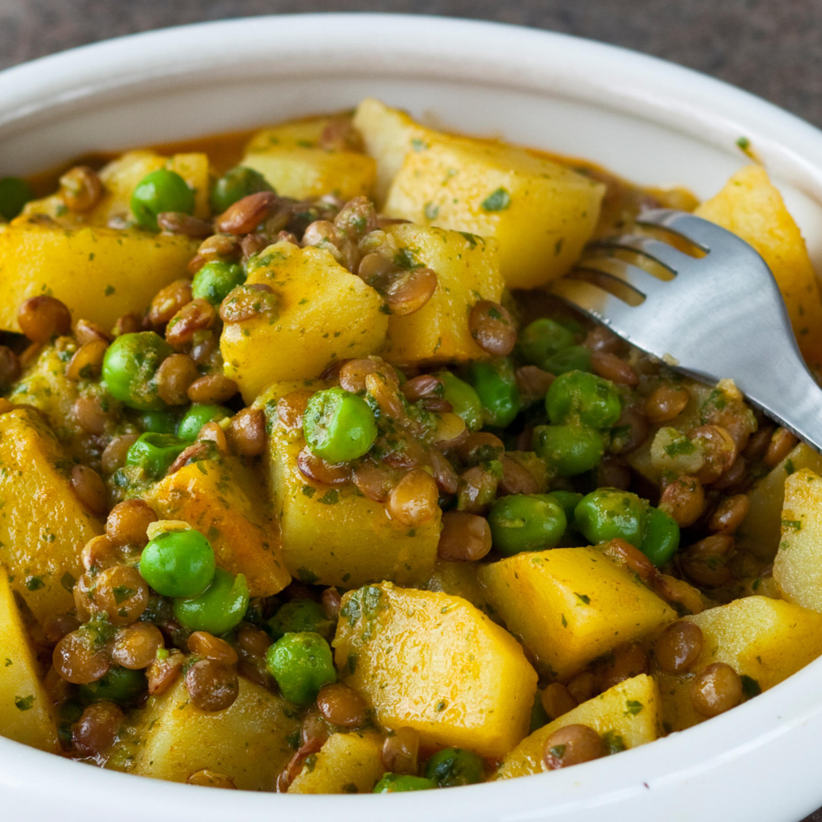 Pinaatti-linssicurry