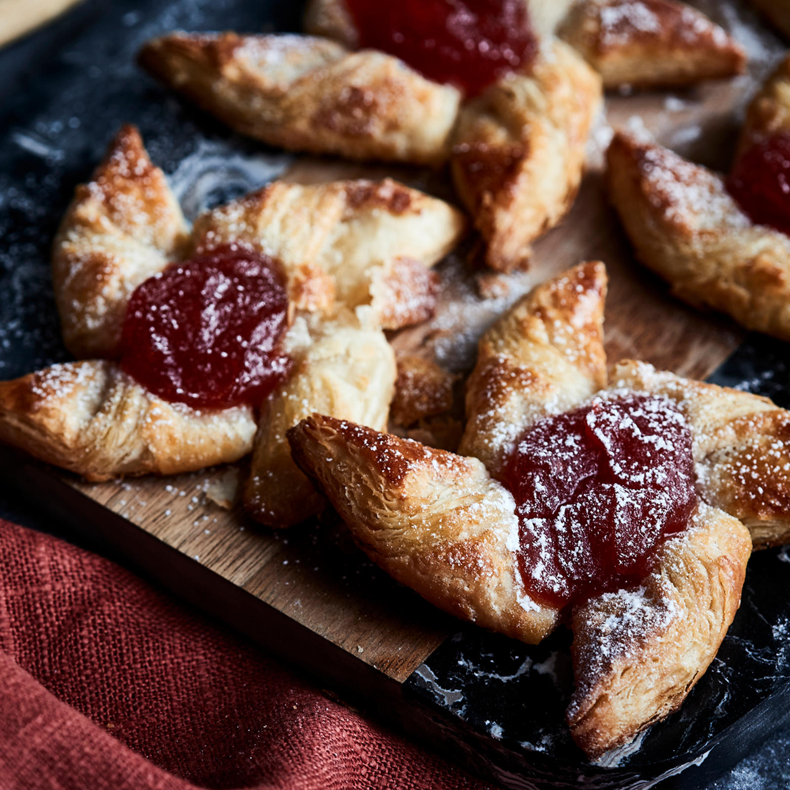 Joulutortut pihlajamarmeladilla, pihlaja-joulutortut