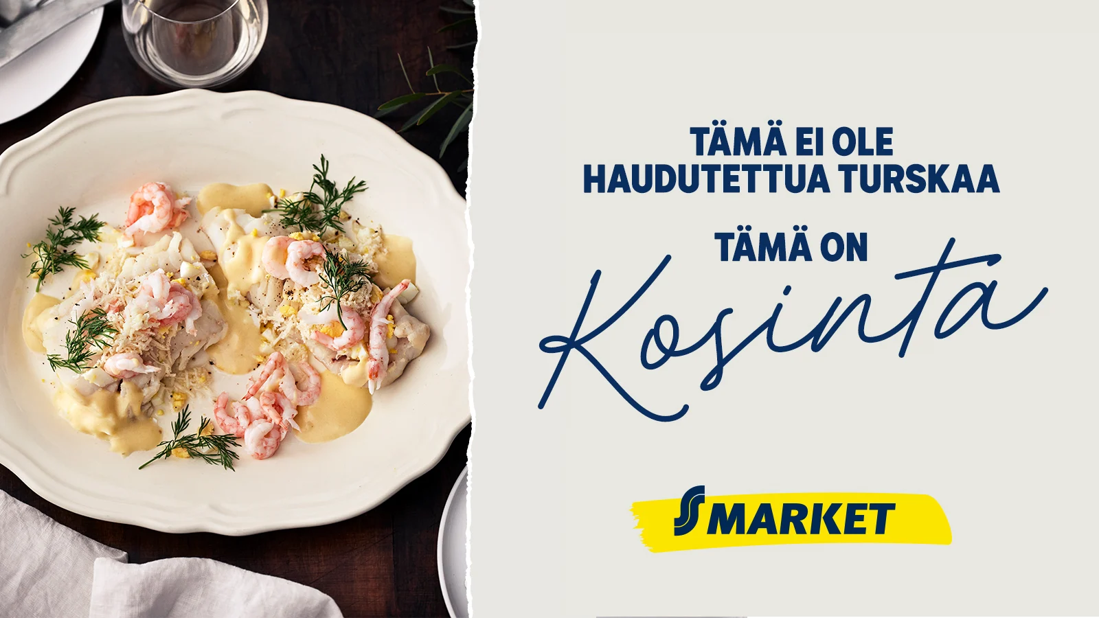Tämä on kosinta, sillä elämä on ruokaa