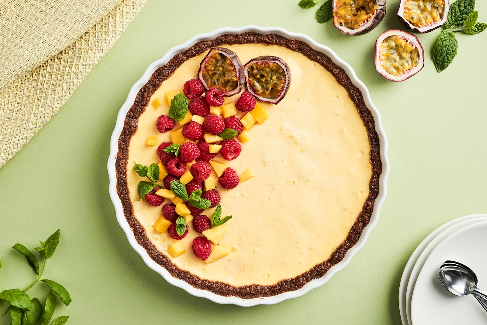 Hedelmäinen rahkatorttu