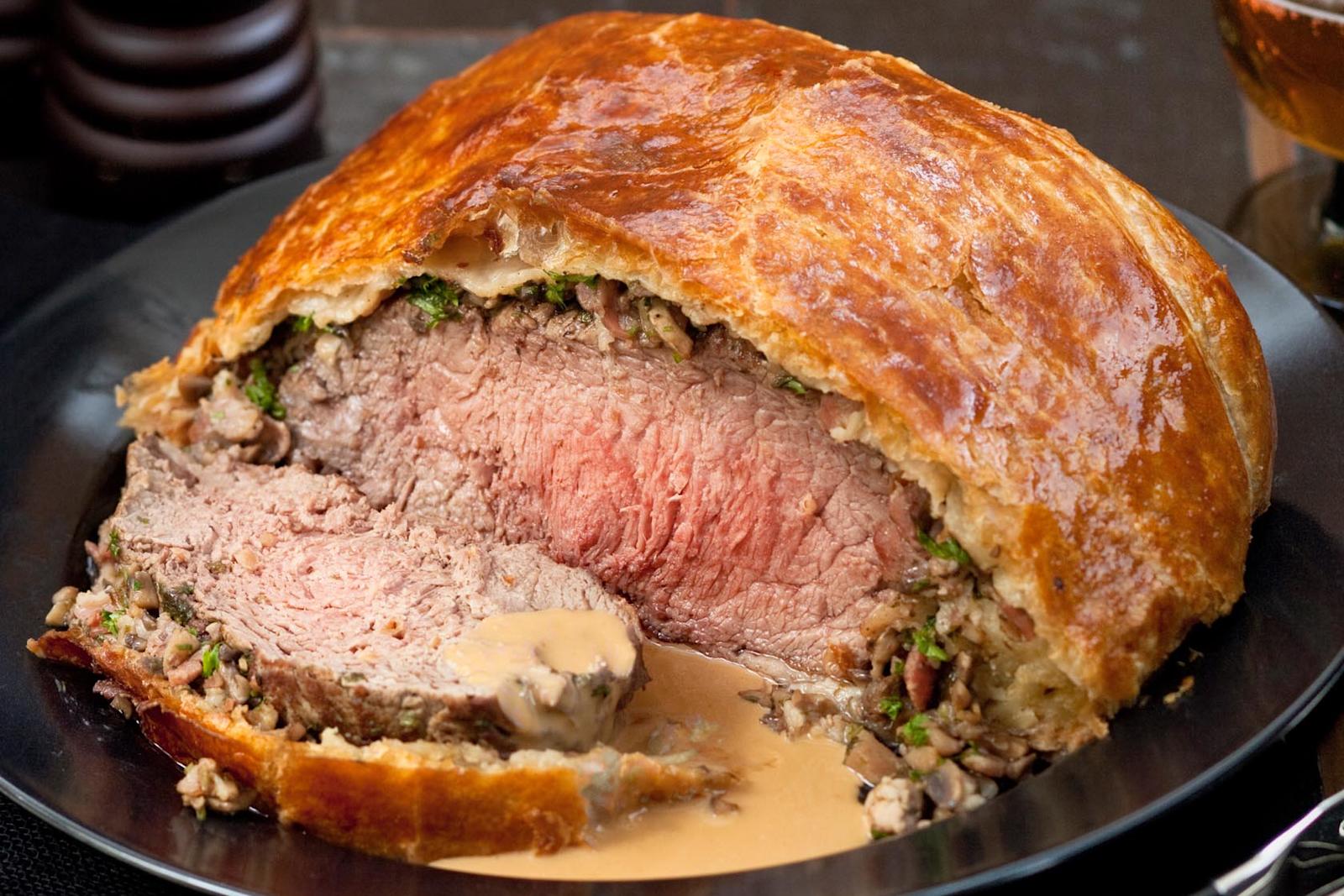 Filee wellington ja olutkastike