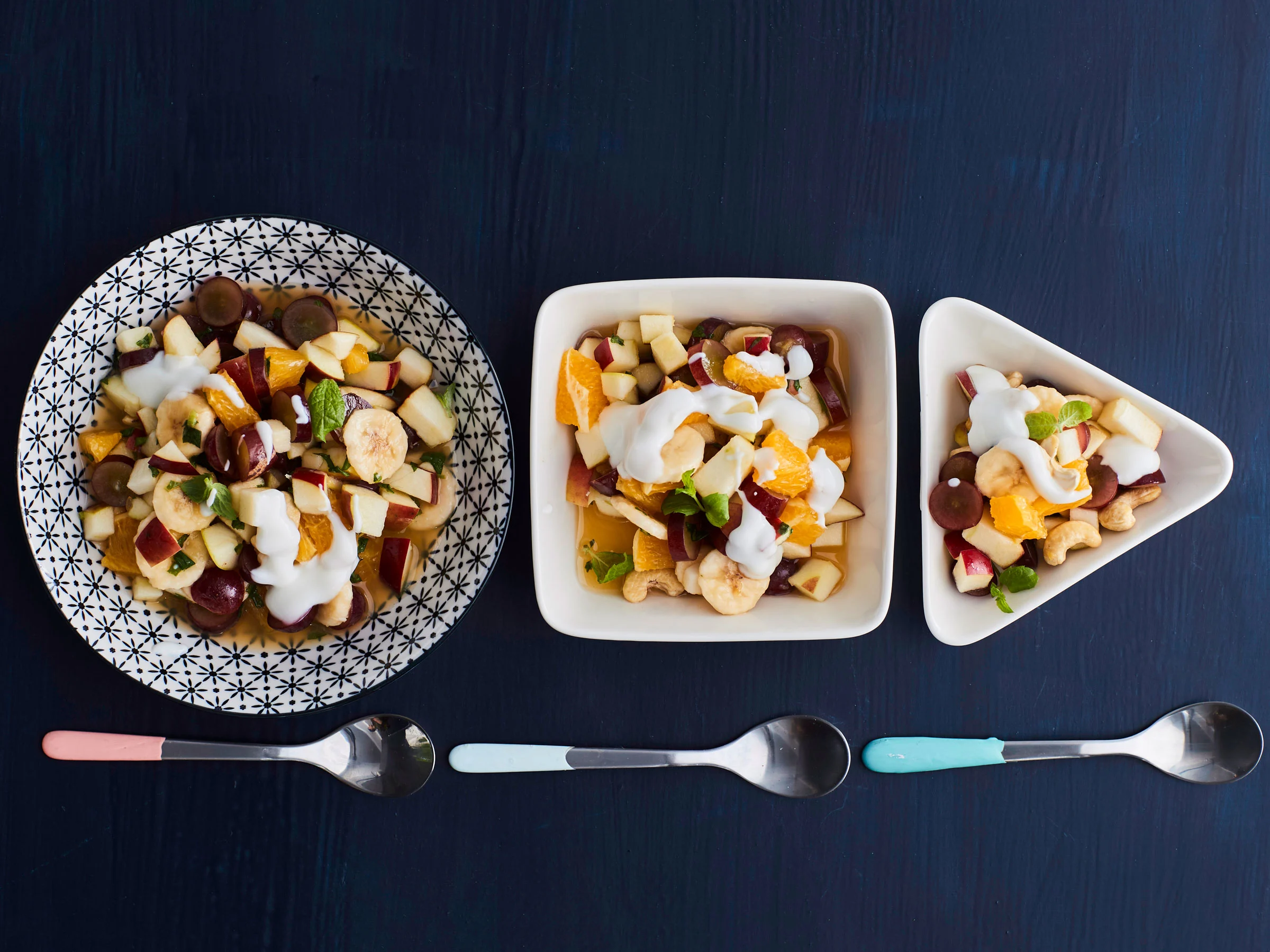 Pikku-Mintun raikas hedelmäsalaatti