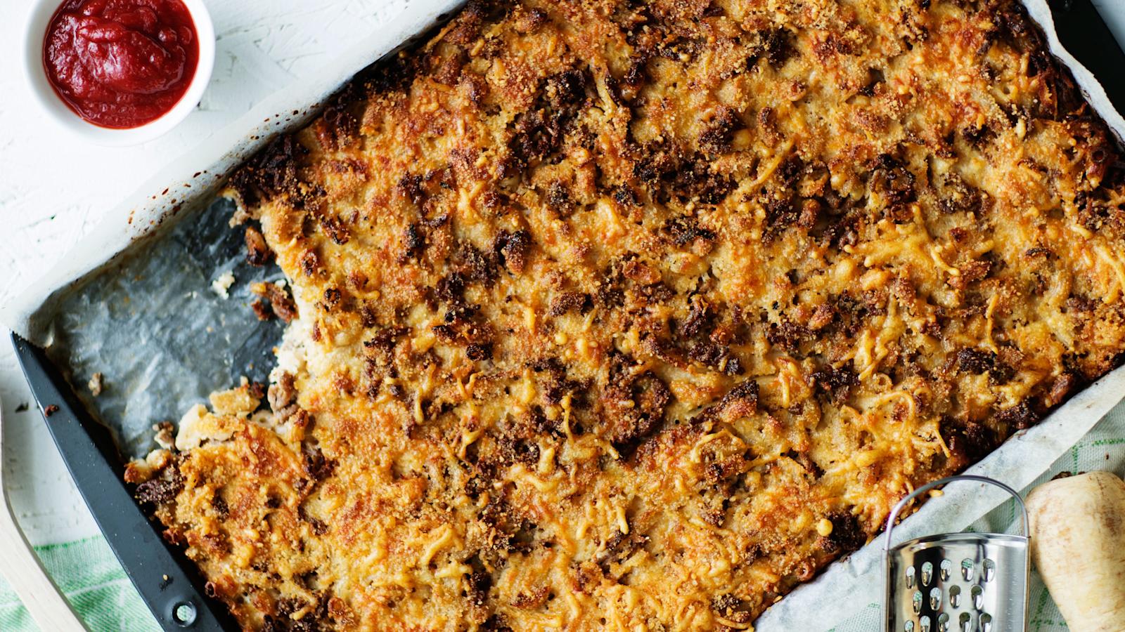 Pikkaisen parempi peltimakaronilaatikko