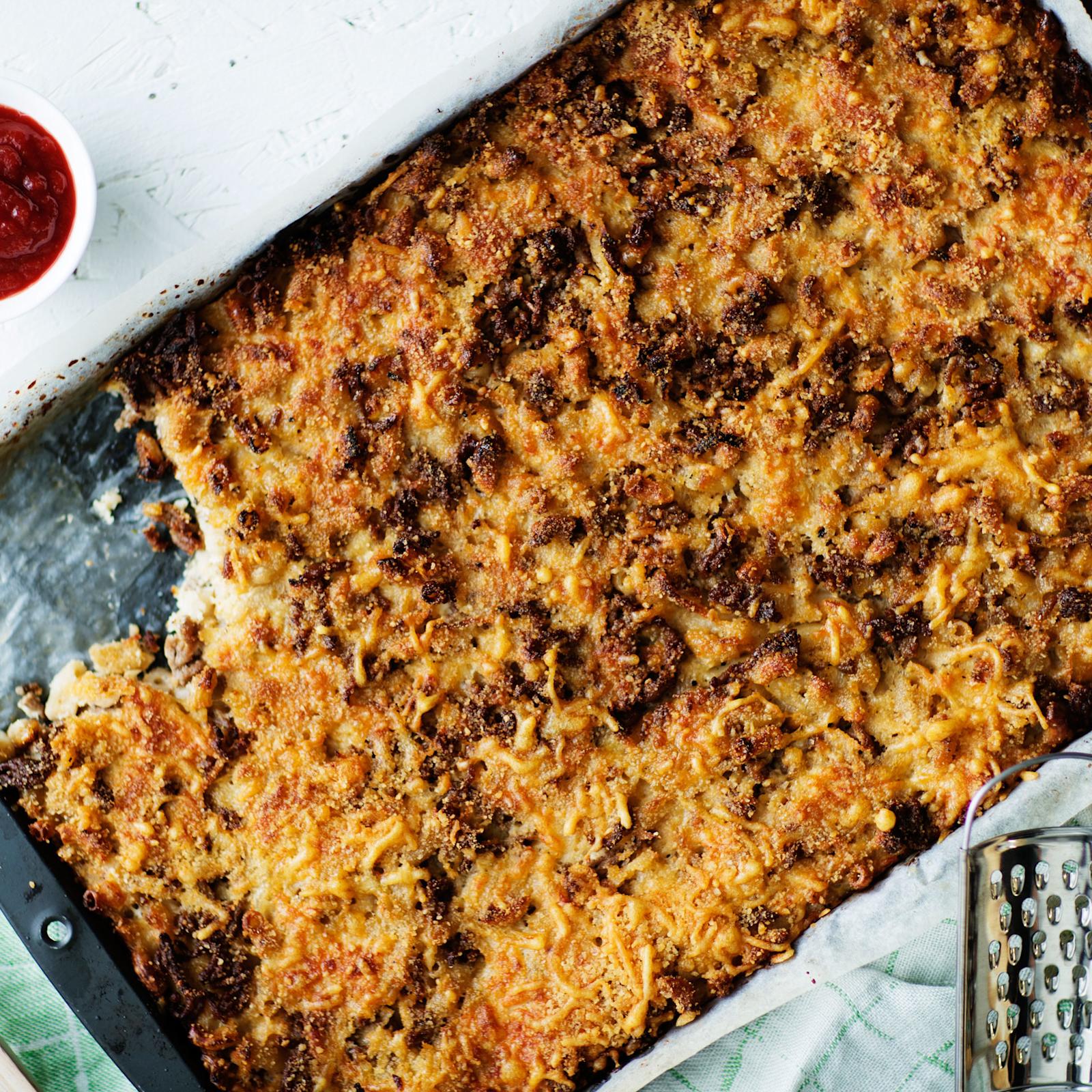 Pikkaisen parempi peltimakaronilaatikko