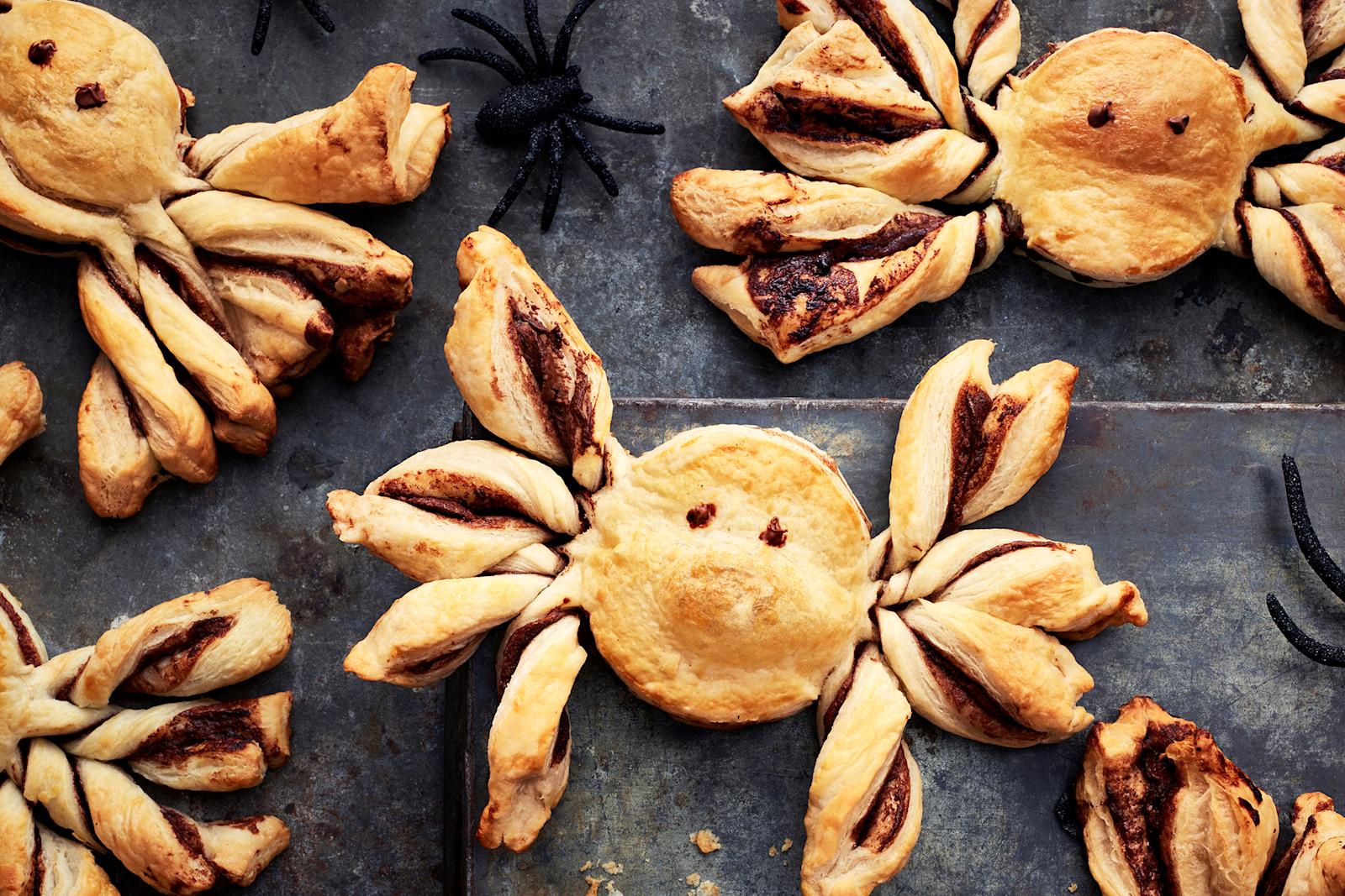 Halloween-nutellahämähäkit