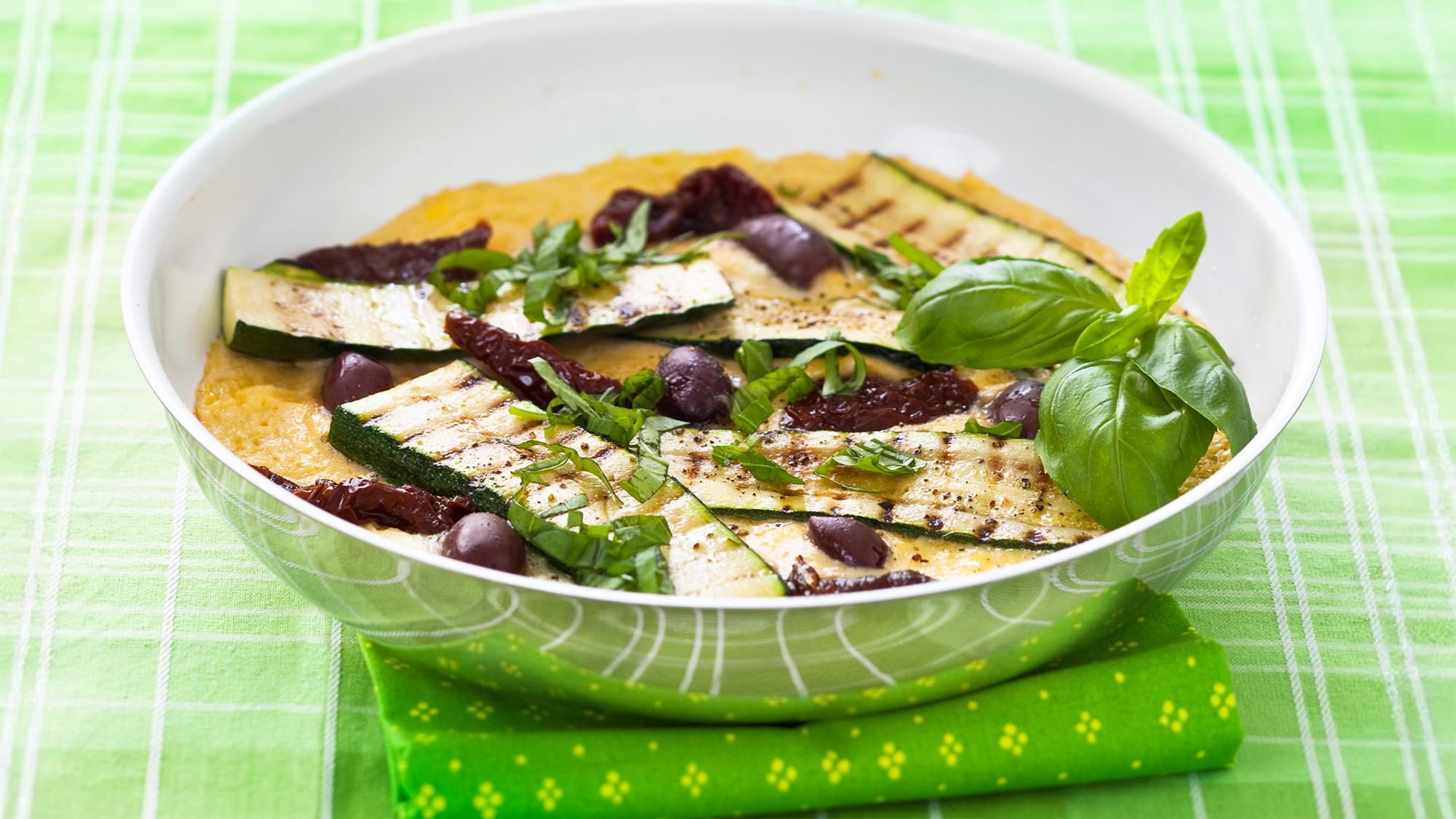 Grillattu vihannesmunakas