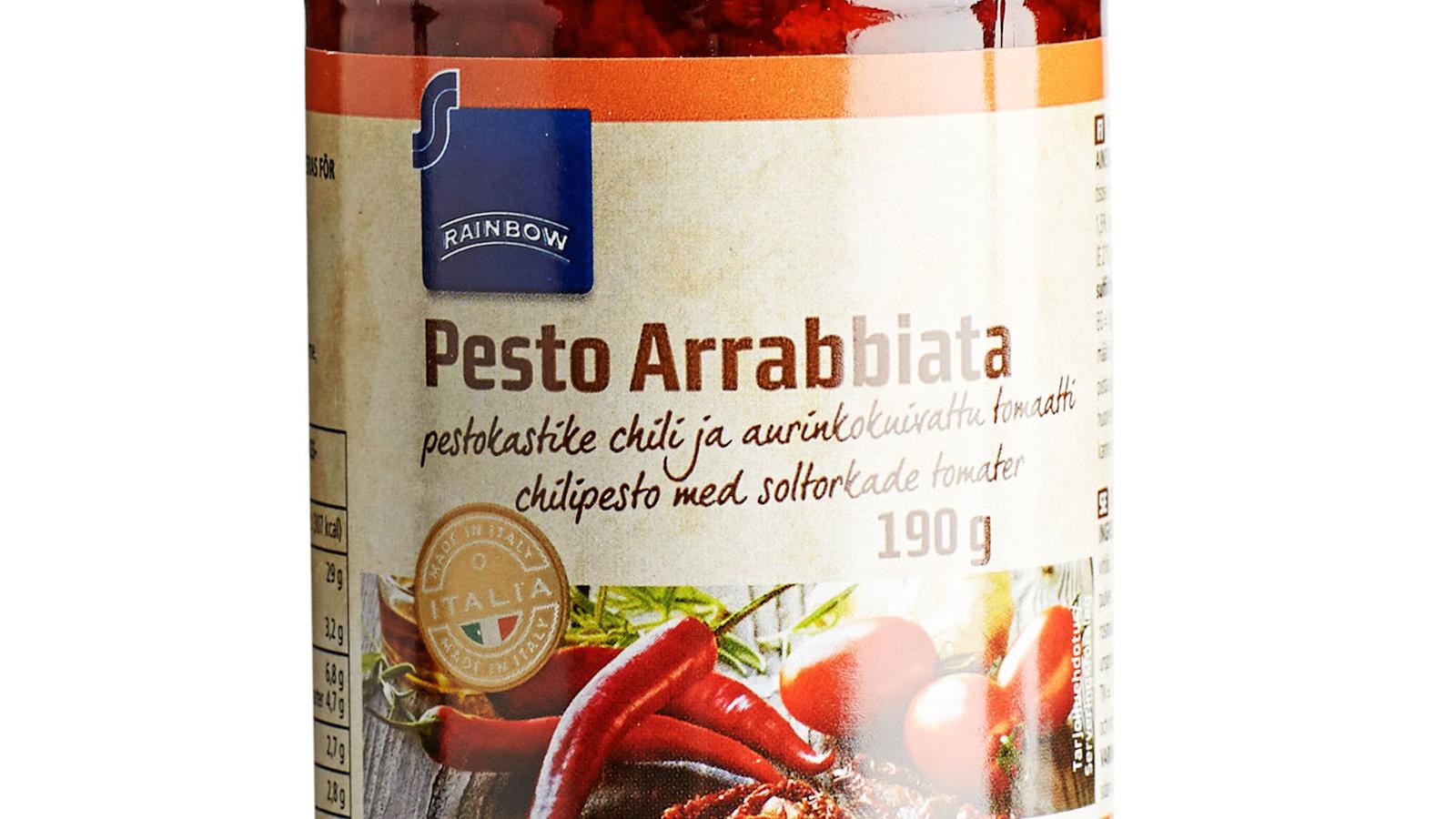 Rainbow Pesto Arrabbiata