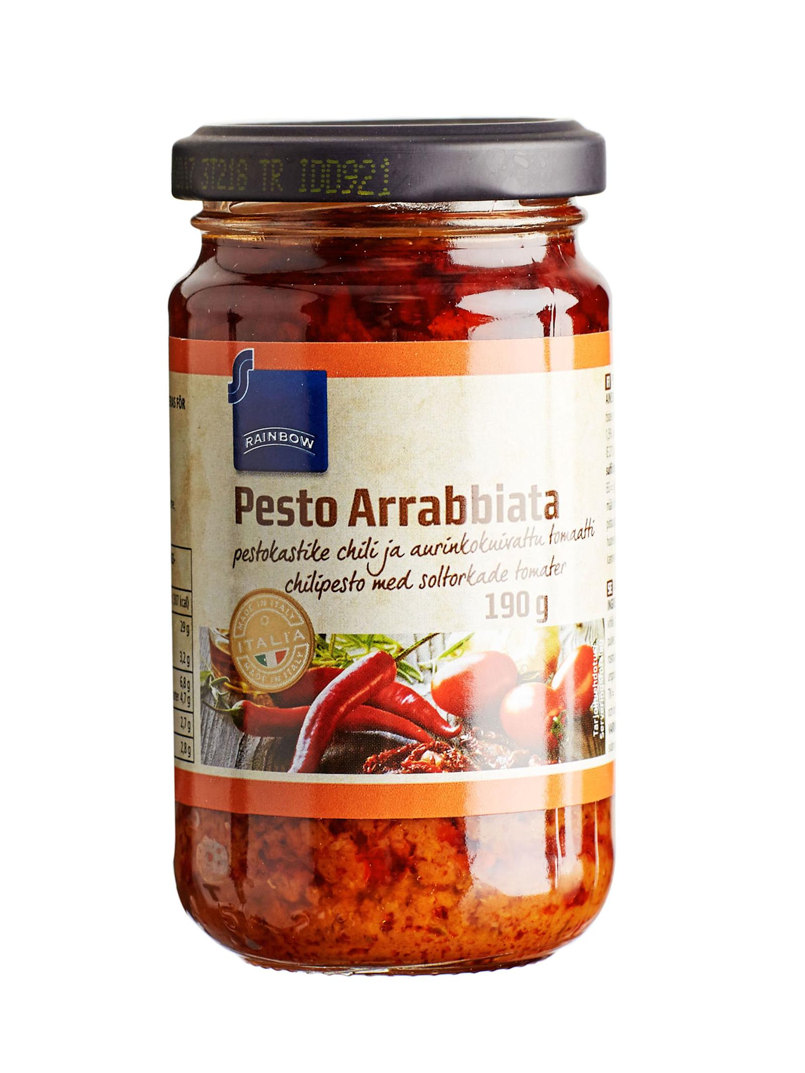 Rainbow Pesto Arrabbiata