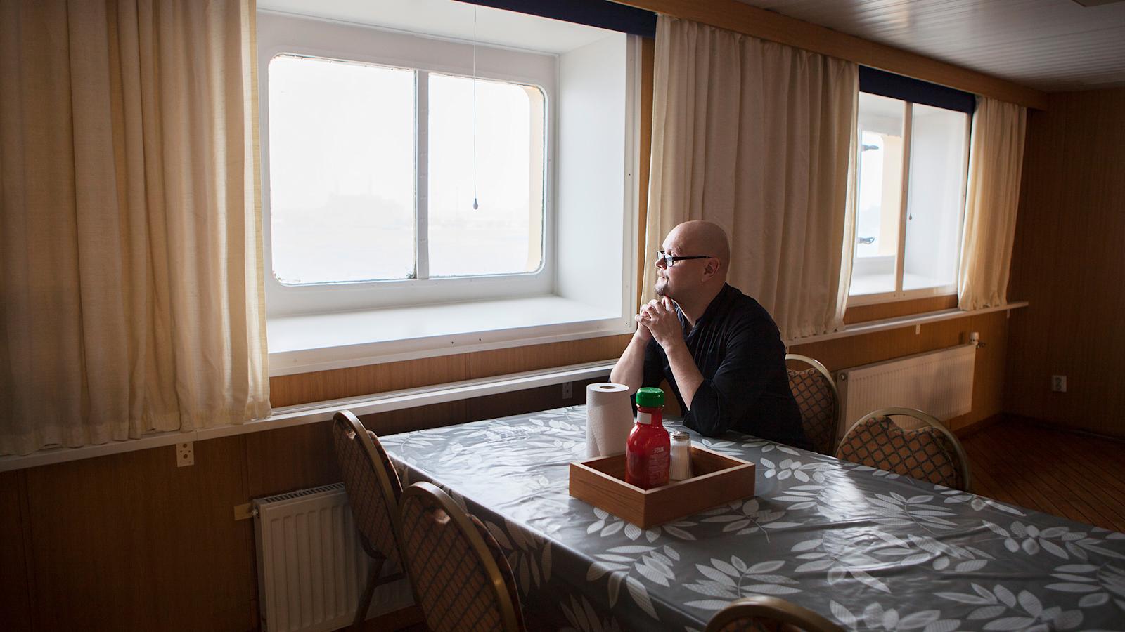 Mikko Ervast Sisu-jäänmurtajan keittiössä