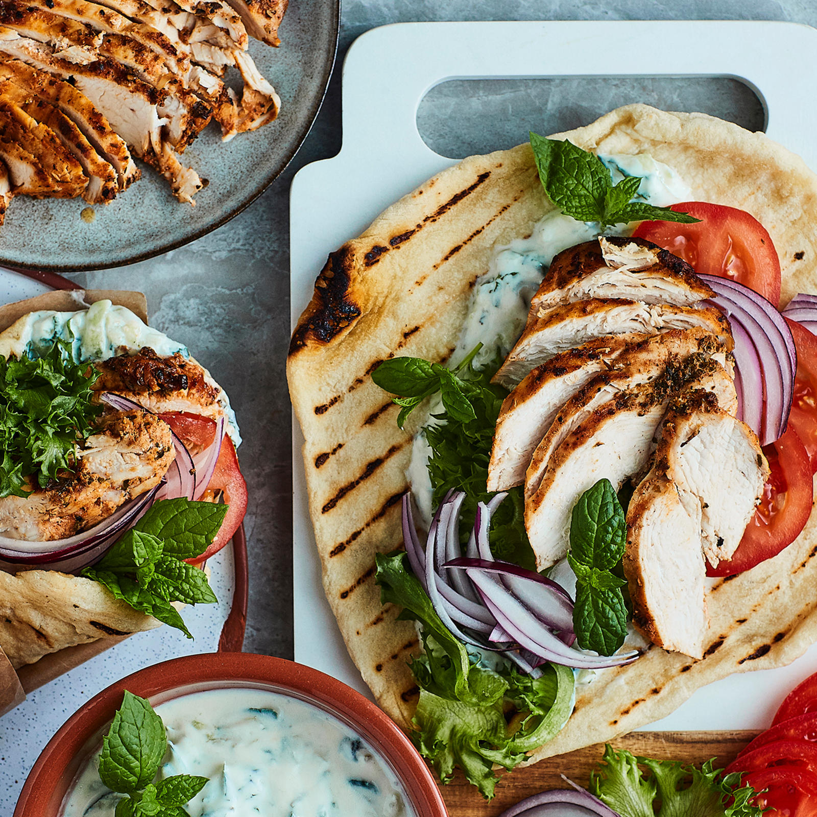 Kanagyros ja minttutsatsiki