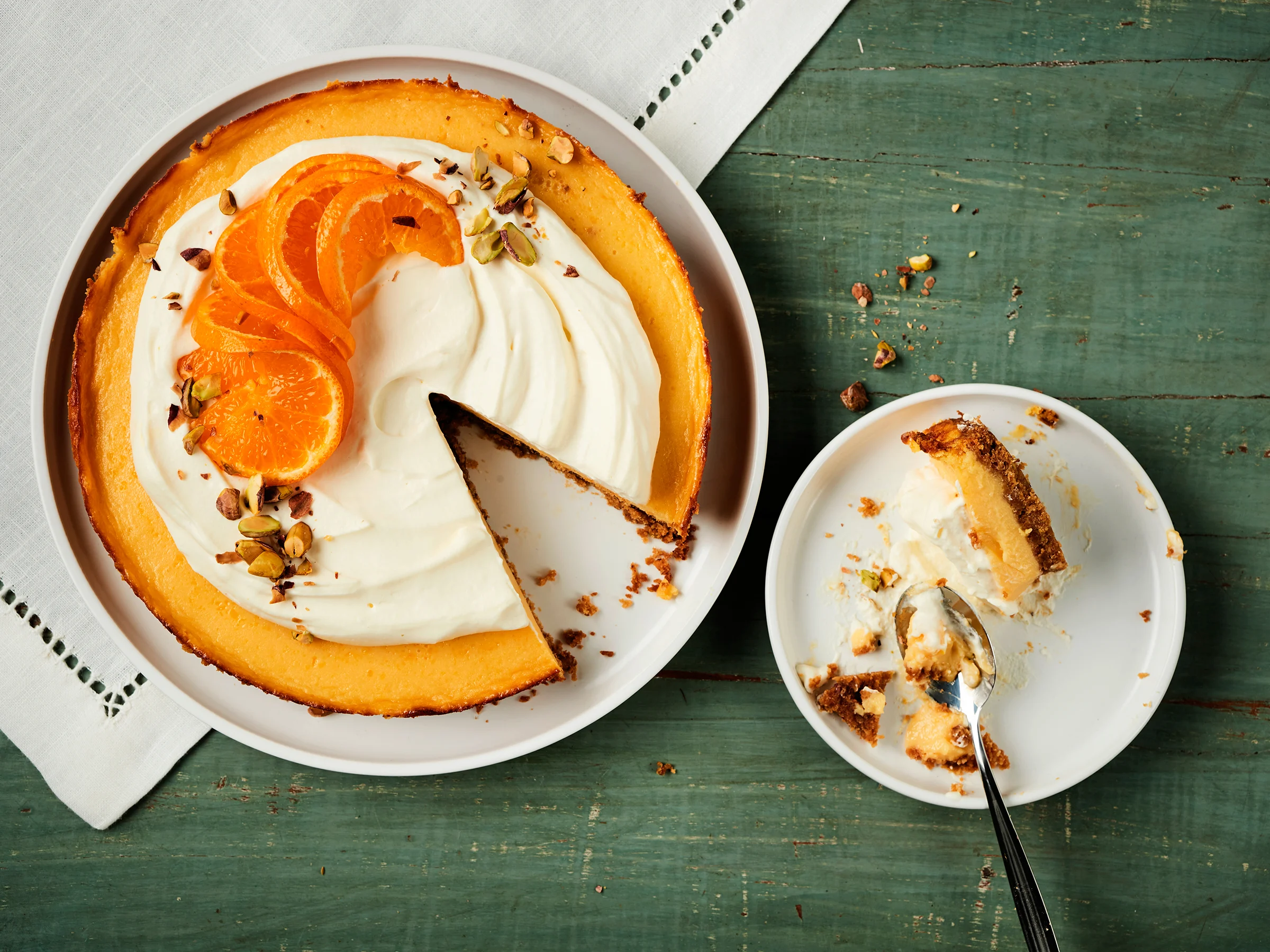 Mandariini-pistaasipiiras