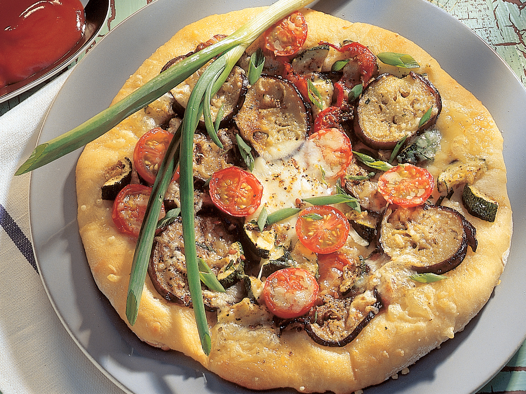 Kasvissyöjän pizza