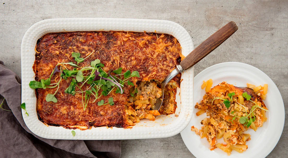 Jauhelihavuoka pakastekasviksista