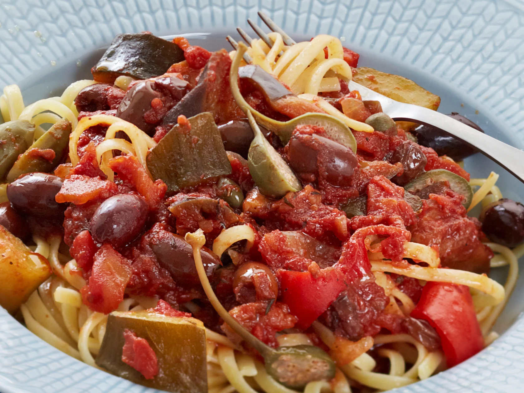 Caponata-kasvispasta