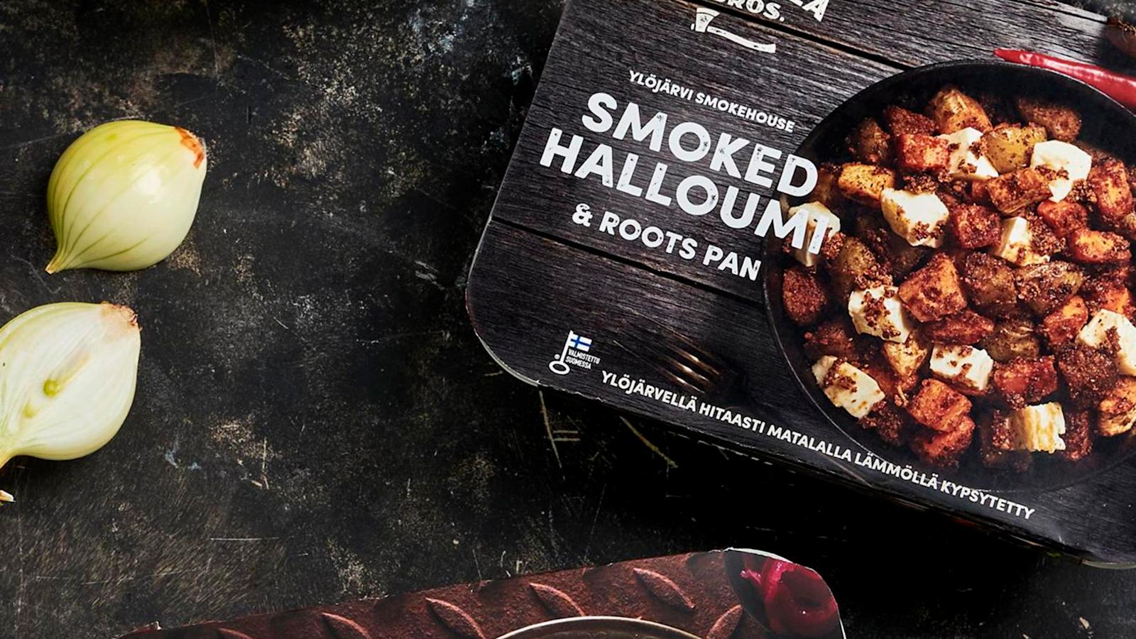 Valmisruokien makuvaihtoehdot ovat savustettu possu, halloumijuusto sekä mausteinen kana.