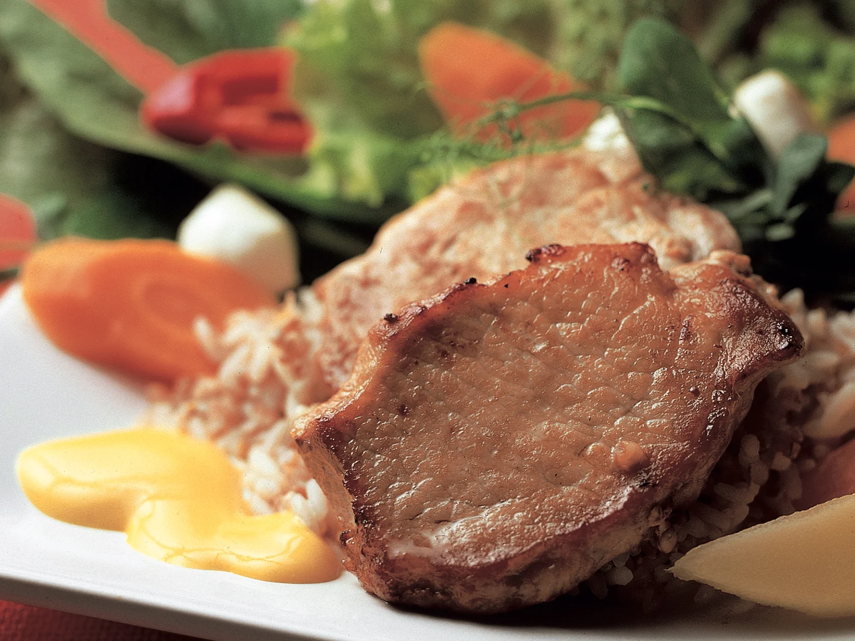 Porsaan ulkofile pannulla