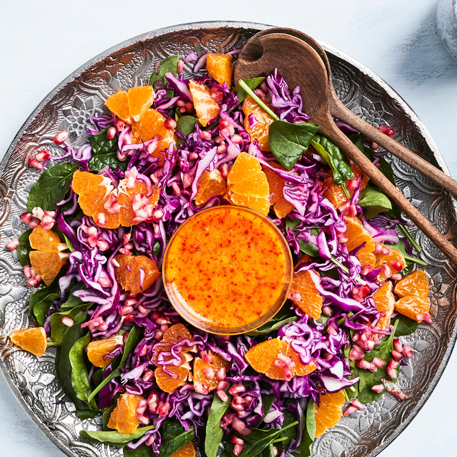 Talvisalaatti sahramivinegretillä