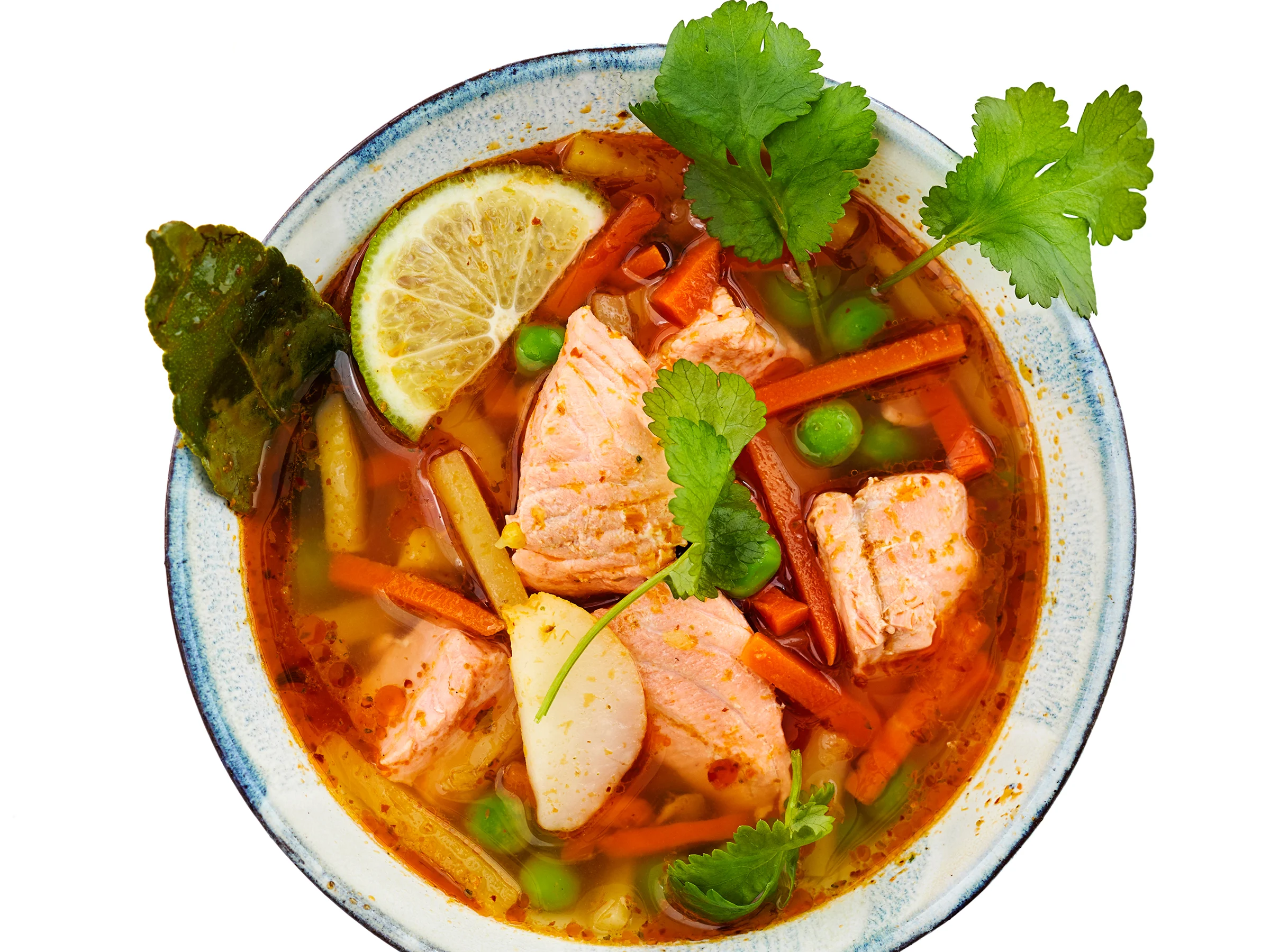 Itämainen lohikeitto