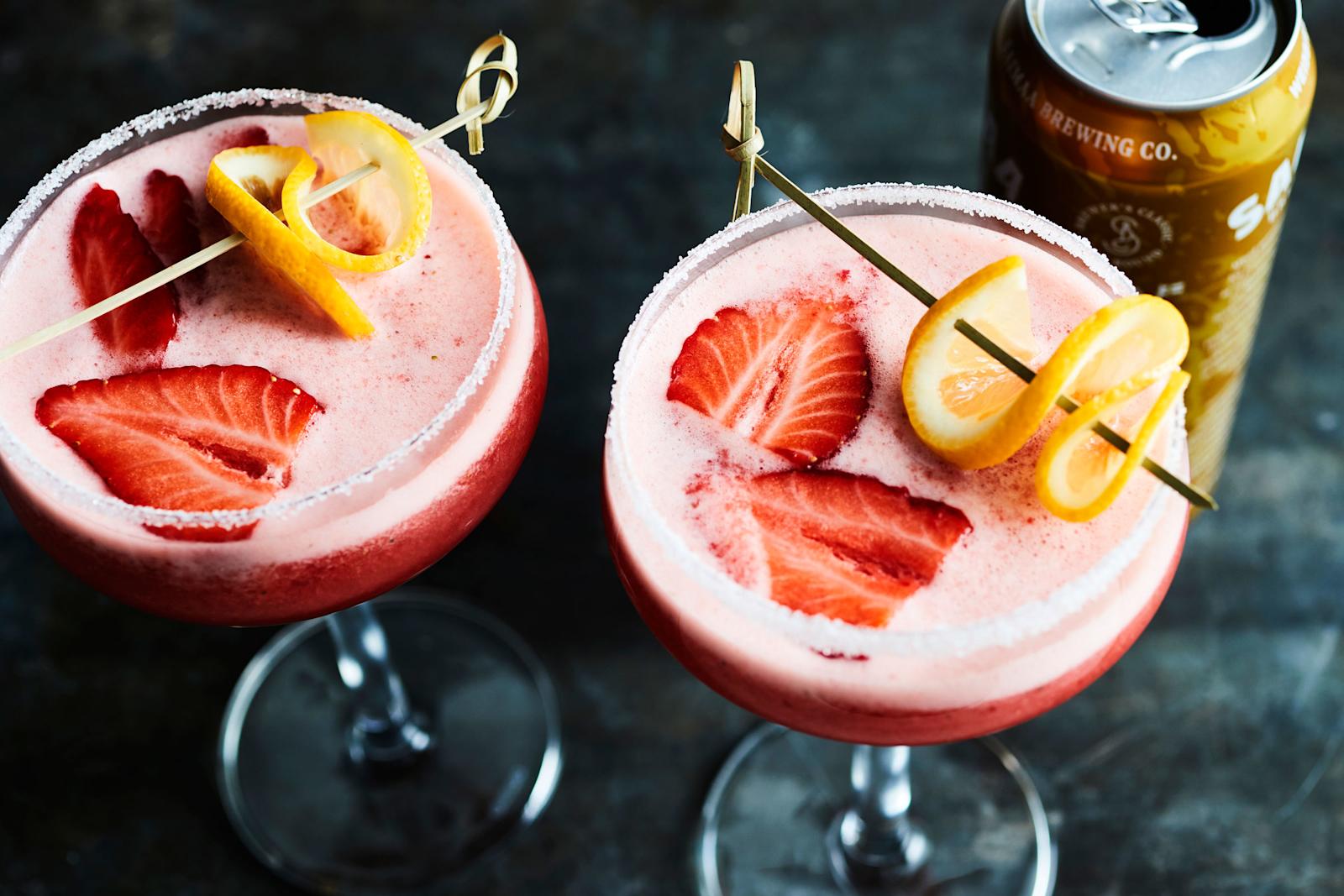 Mansikkainen olutmargarita