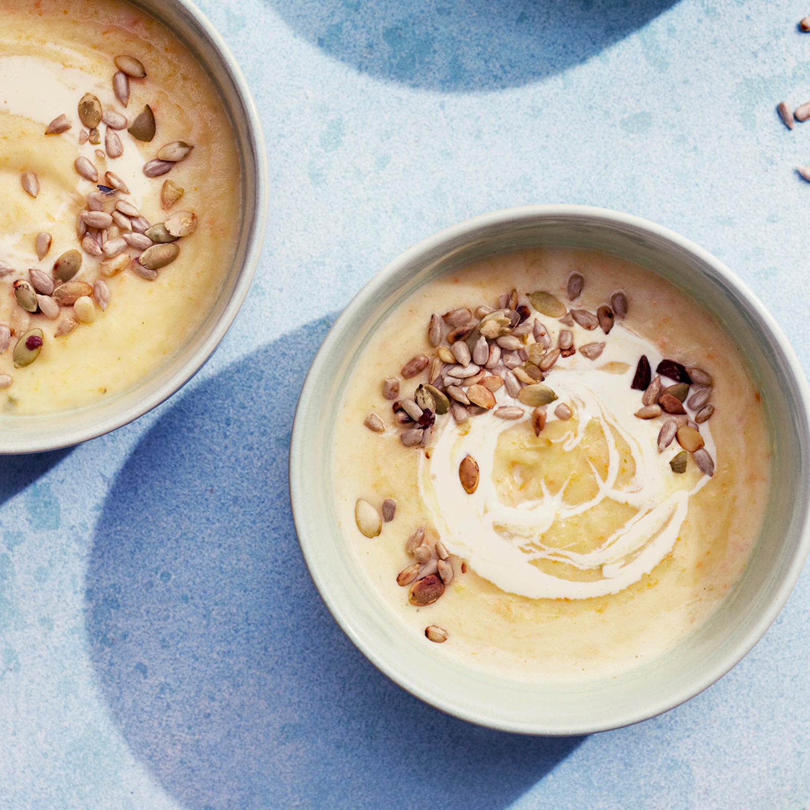 Juustoinen kasvissosekeitto