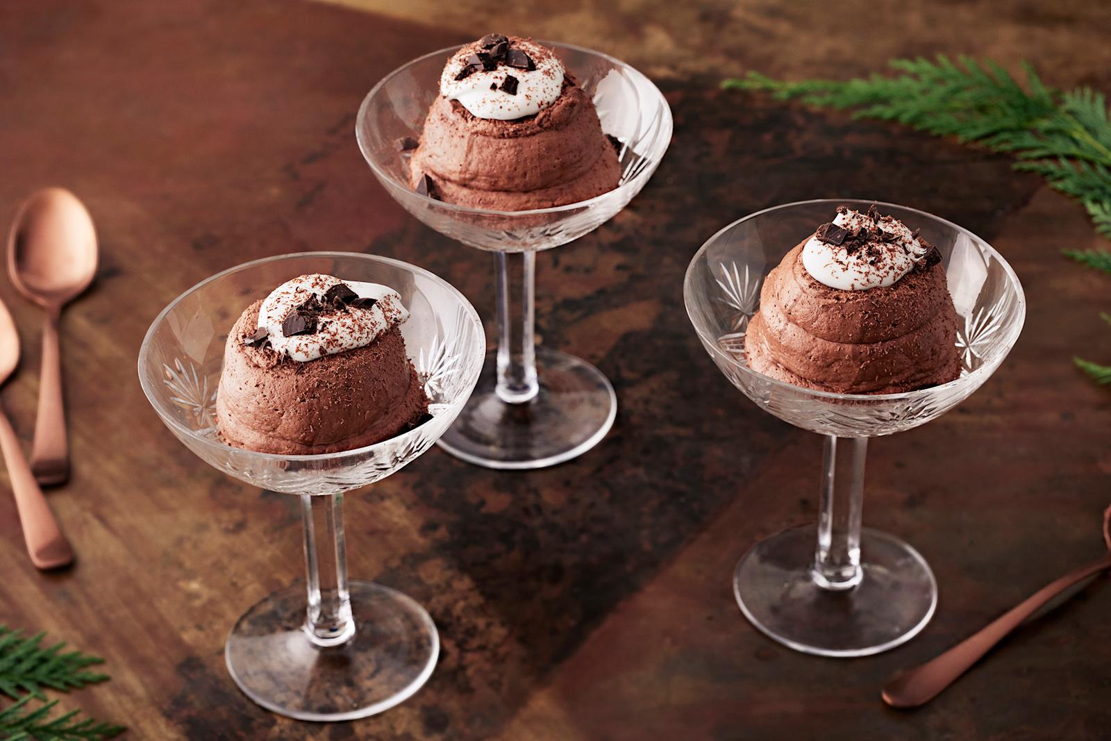 Vegaaninen suklaamousse