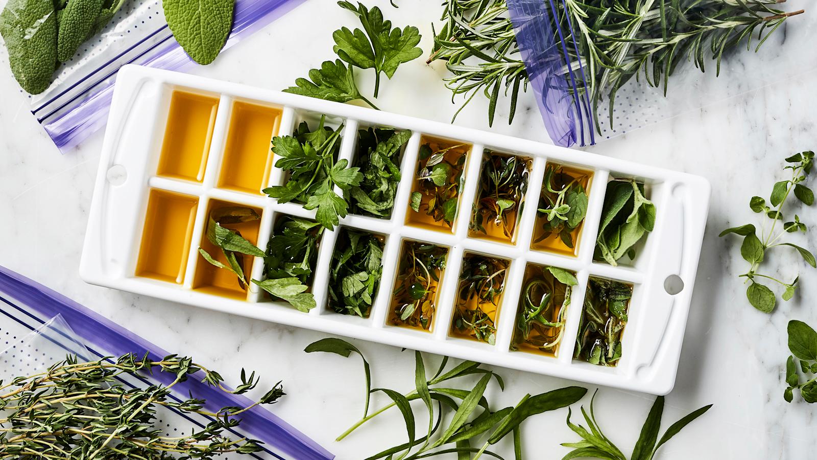 Yrttien säilöntä pakastamalla