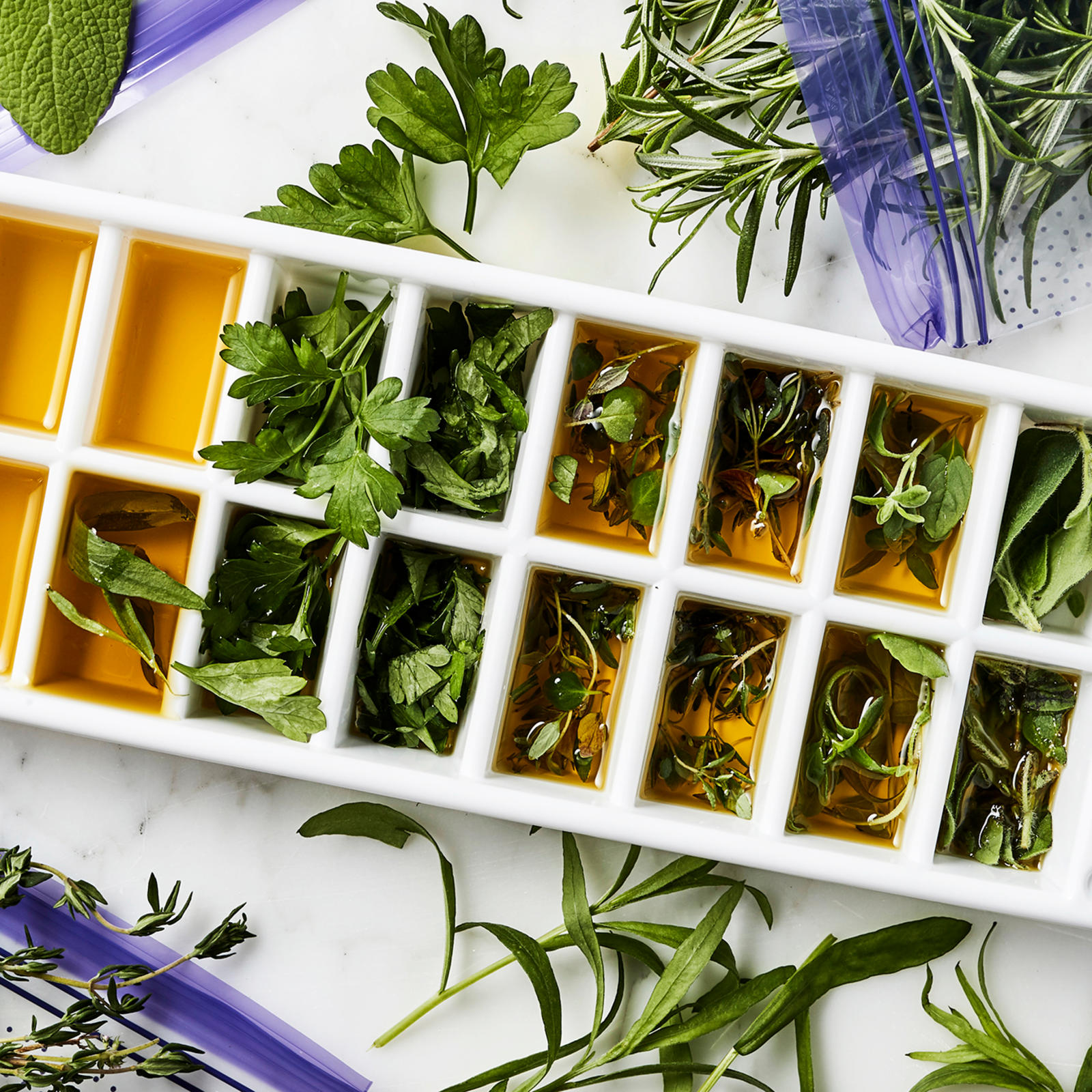 Yrttien säilöntä pakastamalla