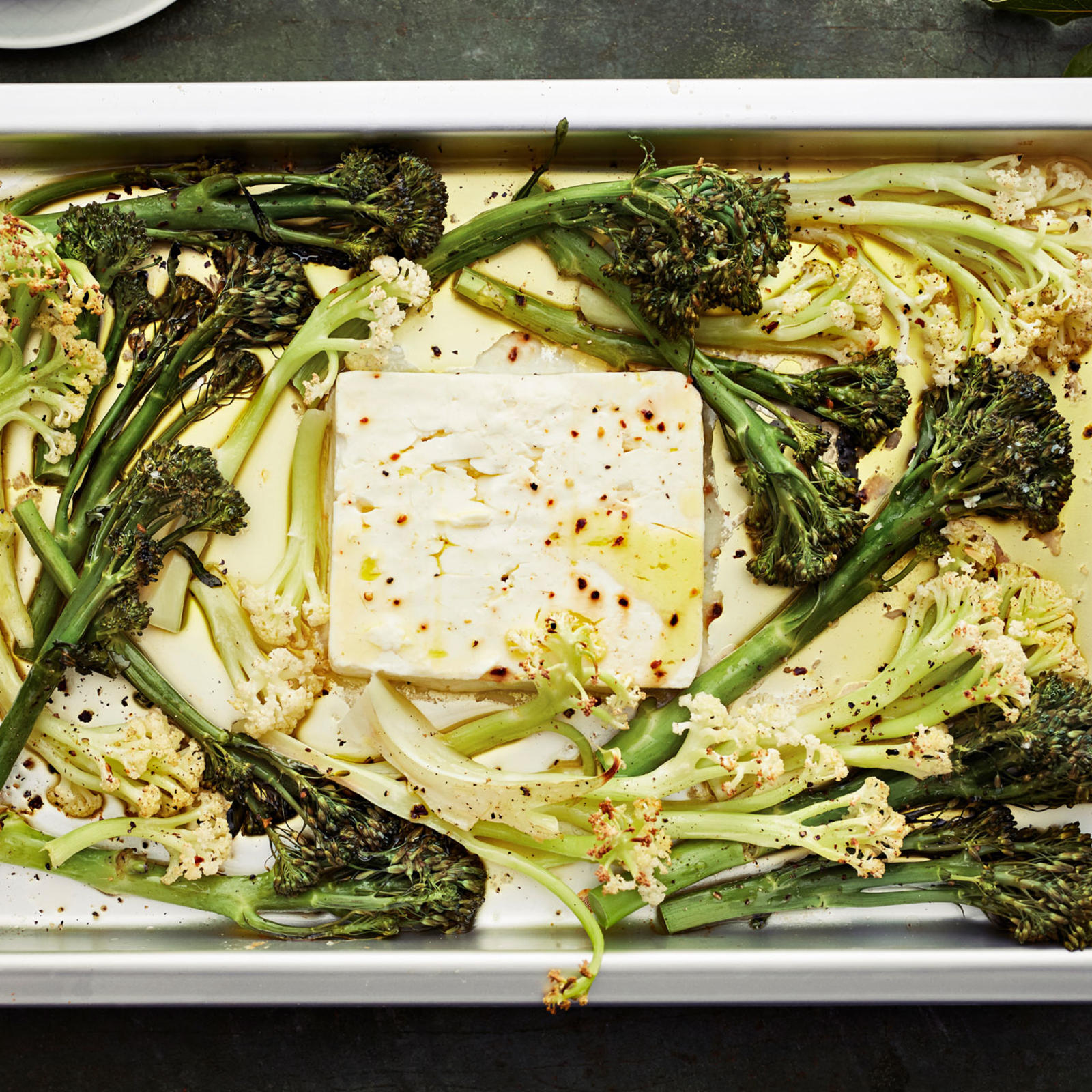 Paahdetut varsikaalit ja feta