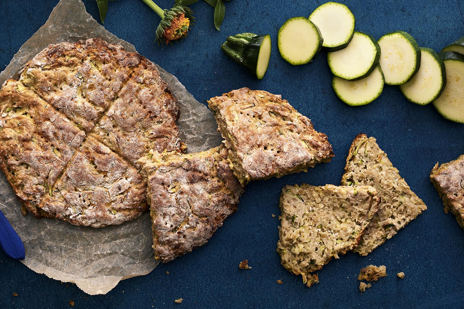 Kesäkurpitsateeleivät