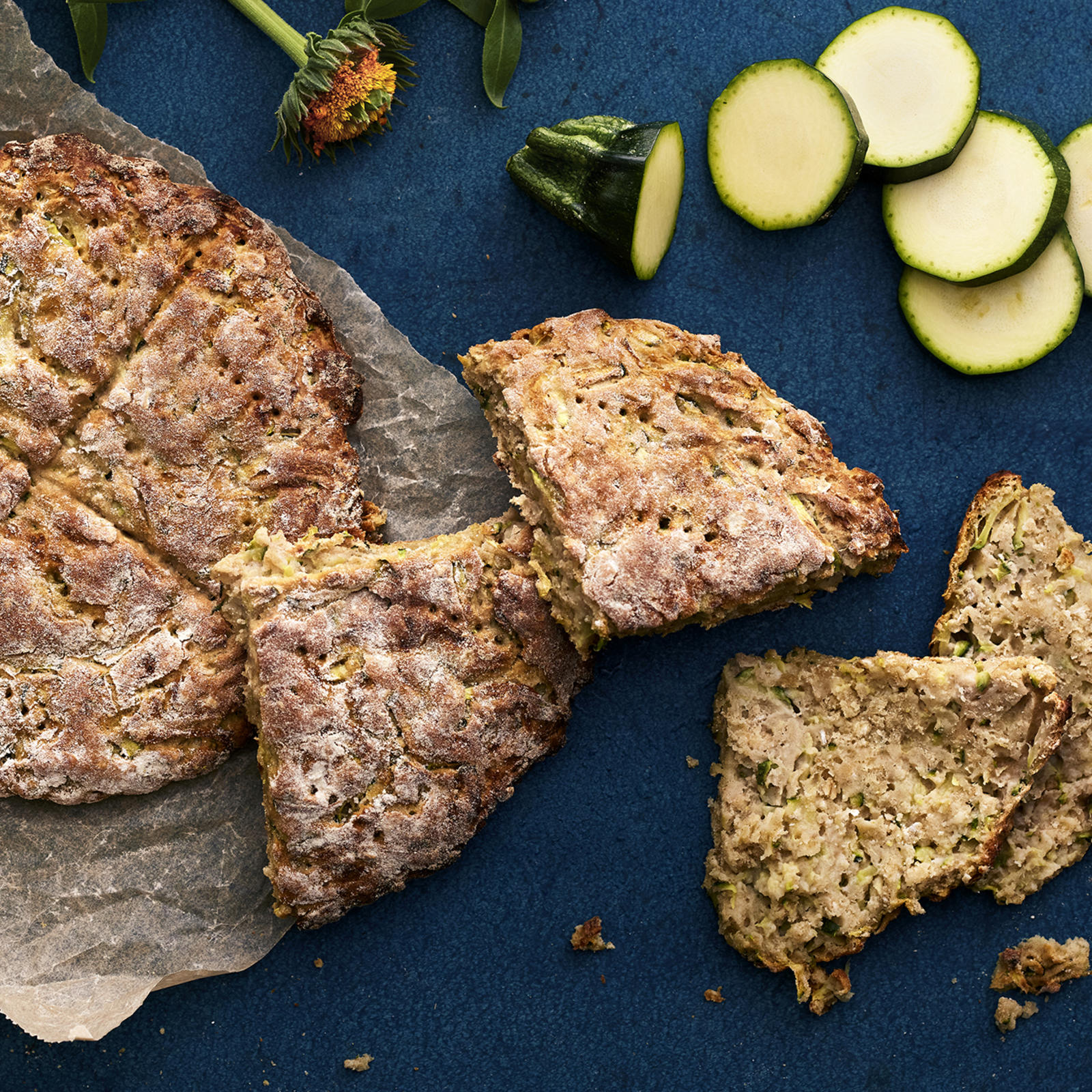 Kesäkurpitsateeleivät