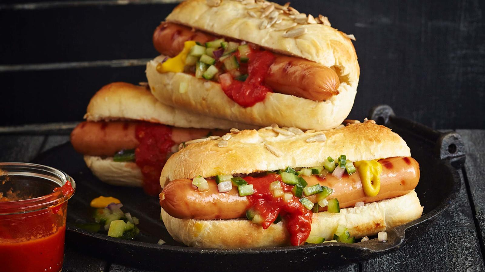 Itse tehdyt hot dogit