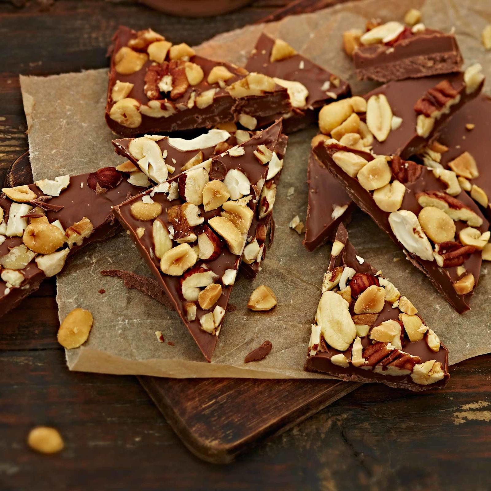 Pähkinä-suklaapalat