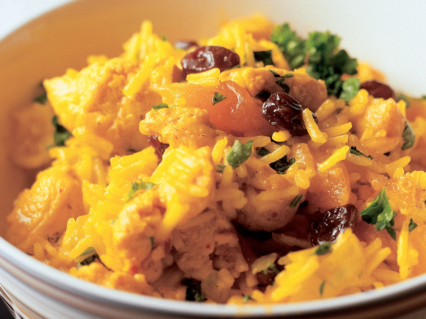 Hedelmäinen broileririsotto