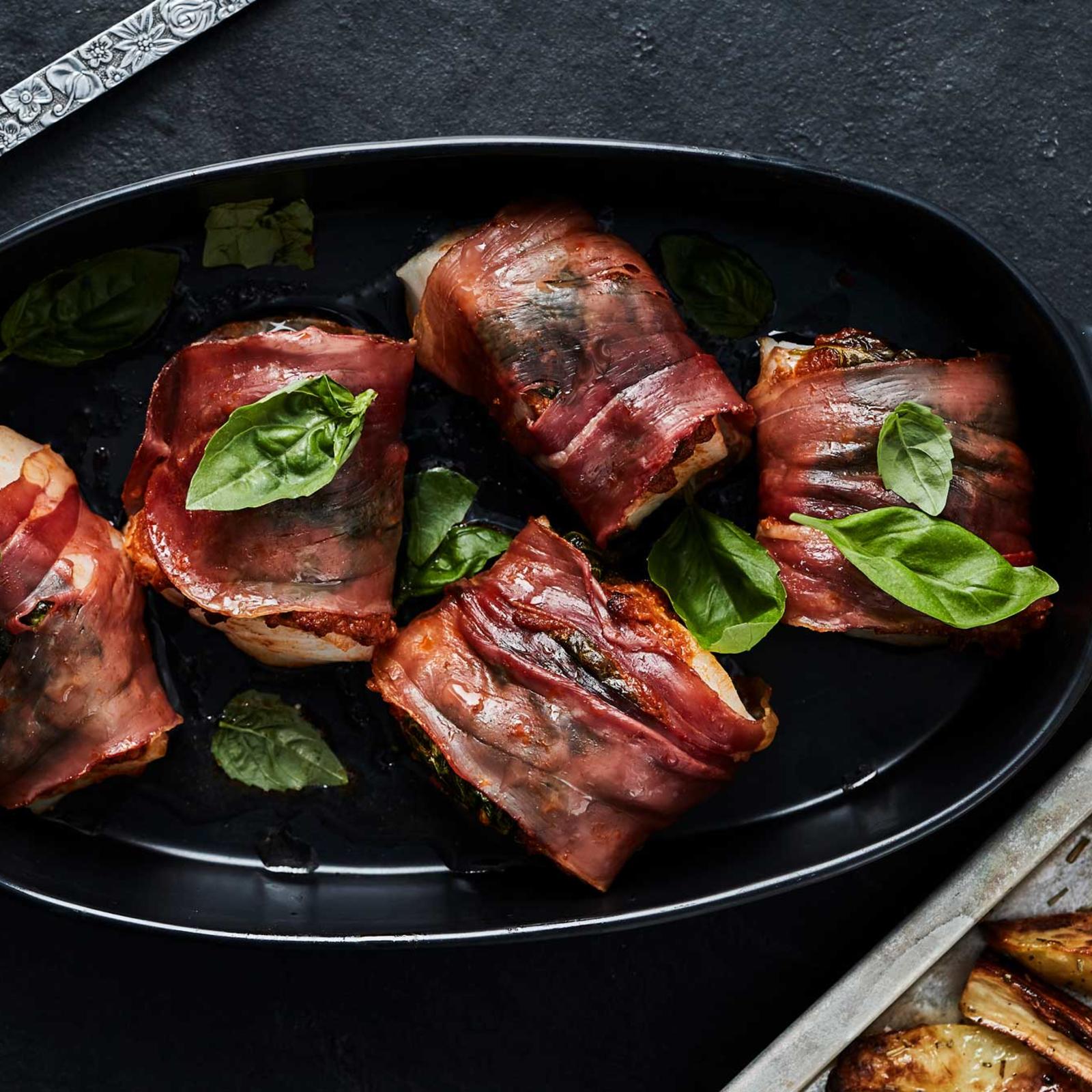 Pestoturskaa uunissa