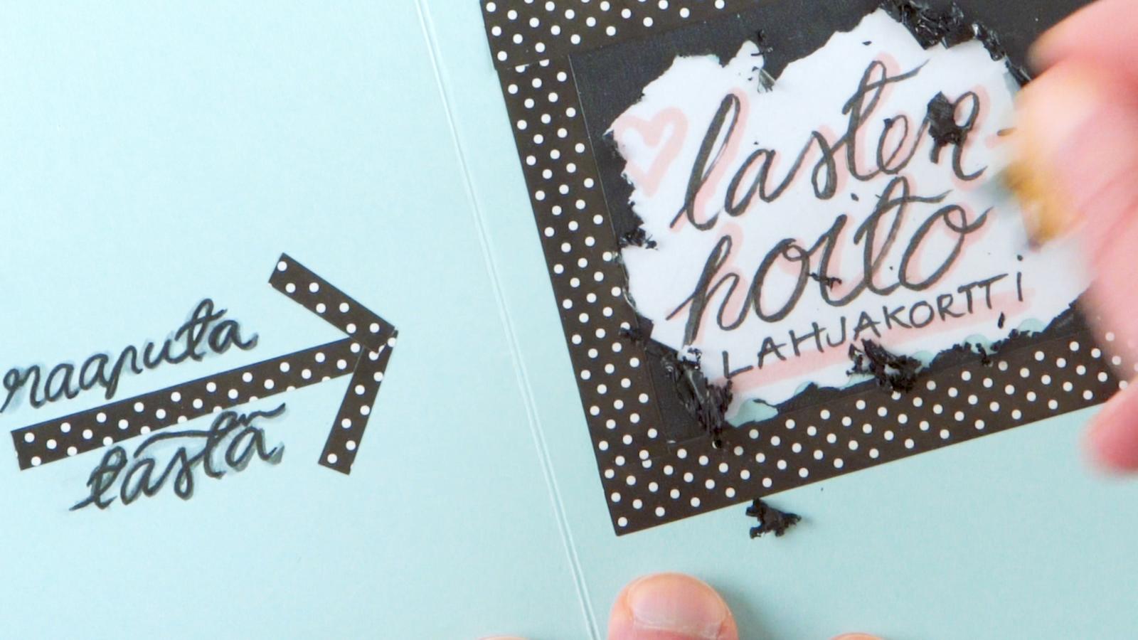 Tee lahjaksi raaputuskortti