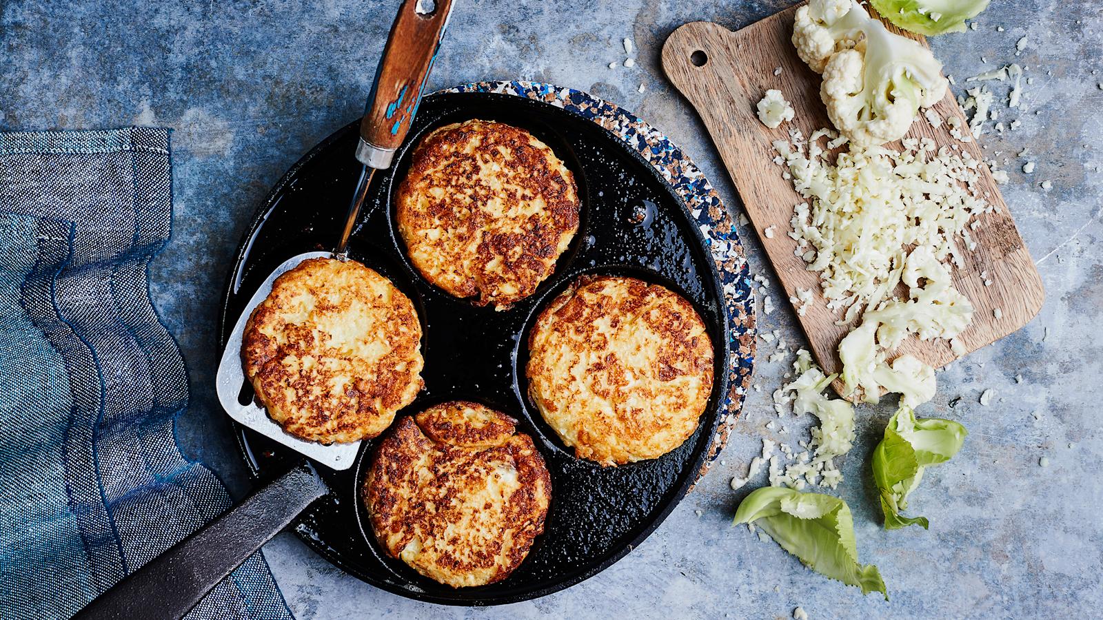 Kukkakaalipihvit ja tsatsiki