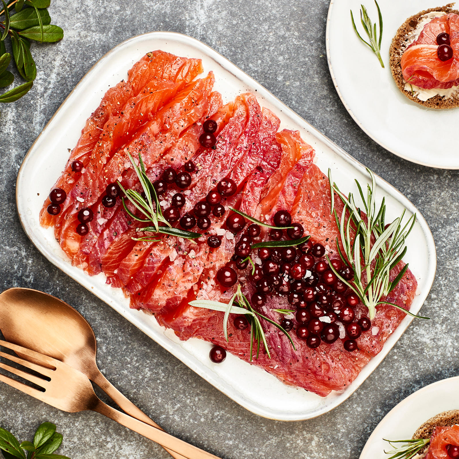 Puolukkagraavattu lohi