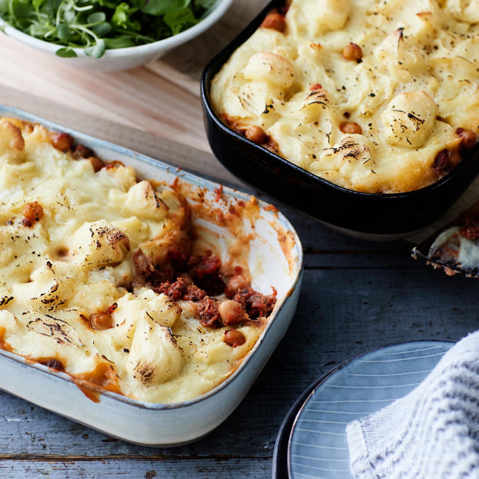 Vegaaninen härkis-perunasoselaatikko