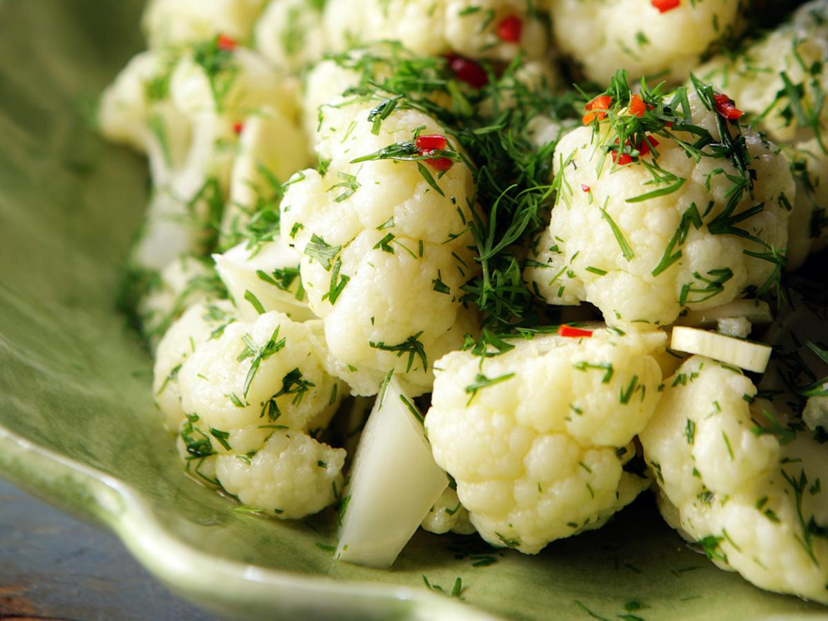 Marinoitu kukkakaali