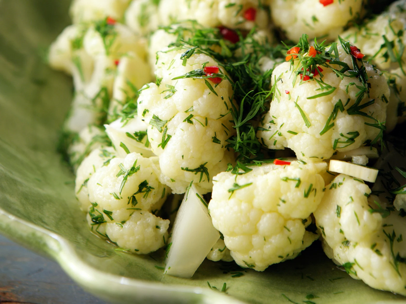 Marinoitu kukkakaali