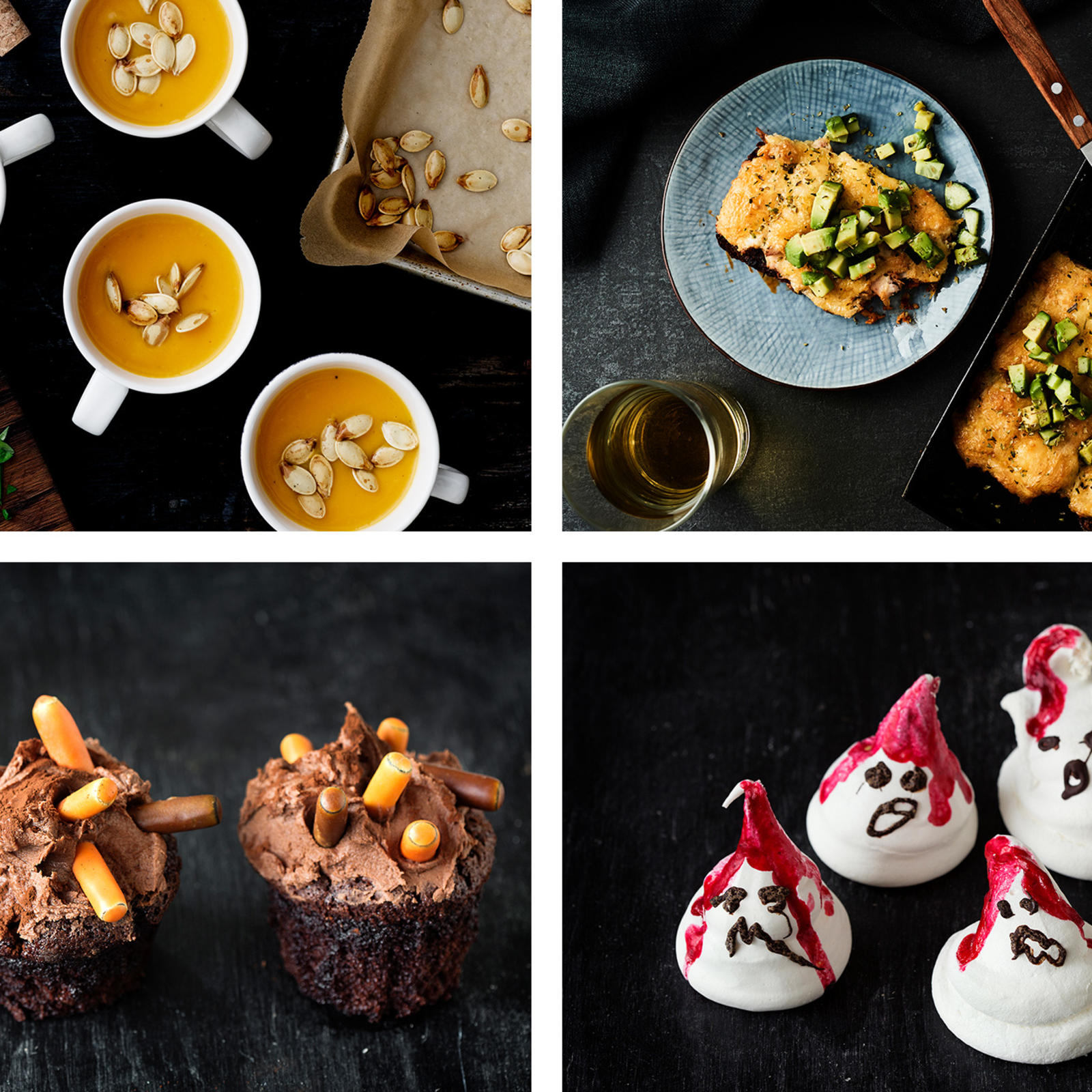 Koko perheen Halloween-menu