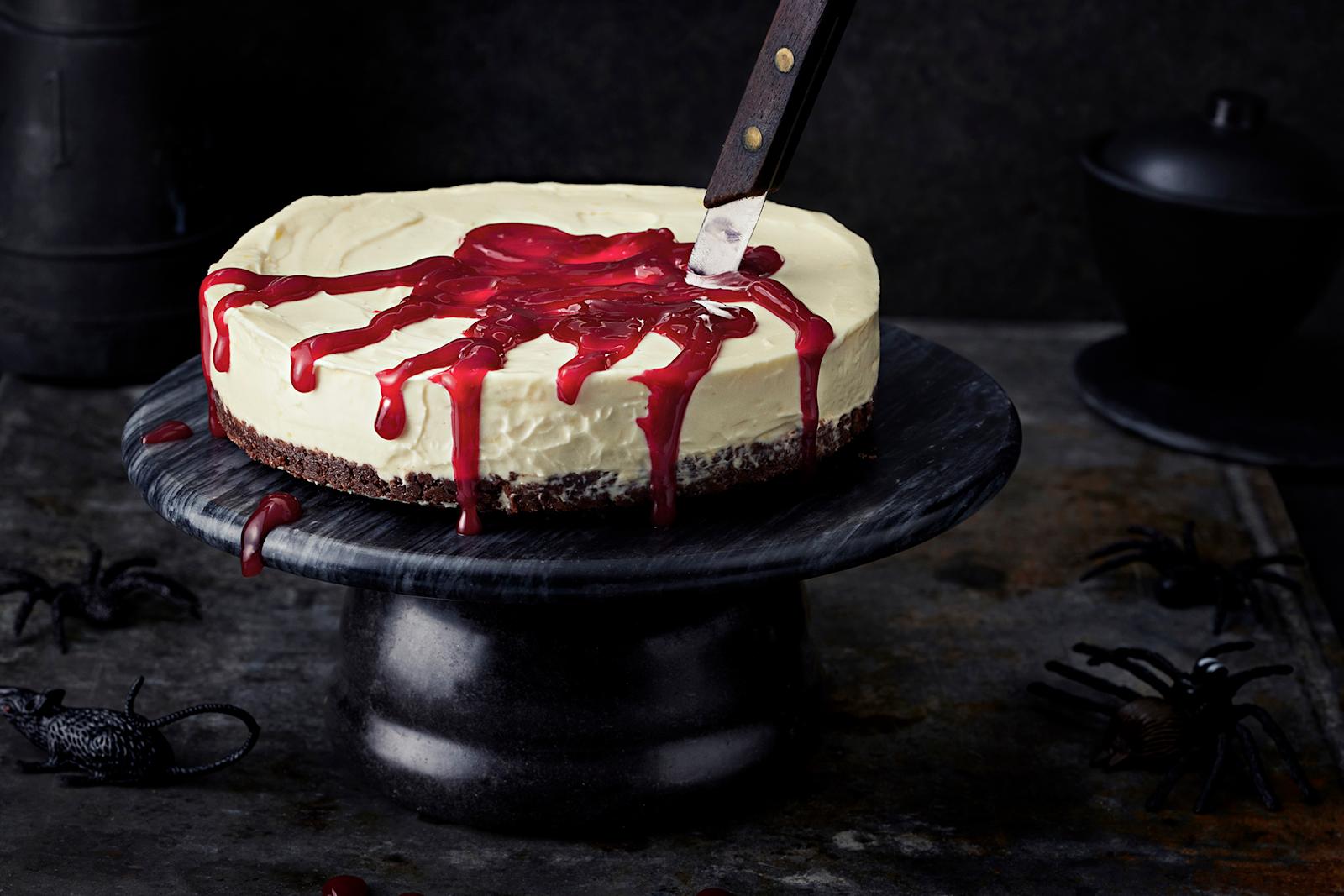 Halloween-juustokakku