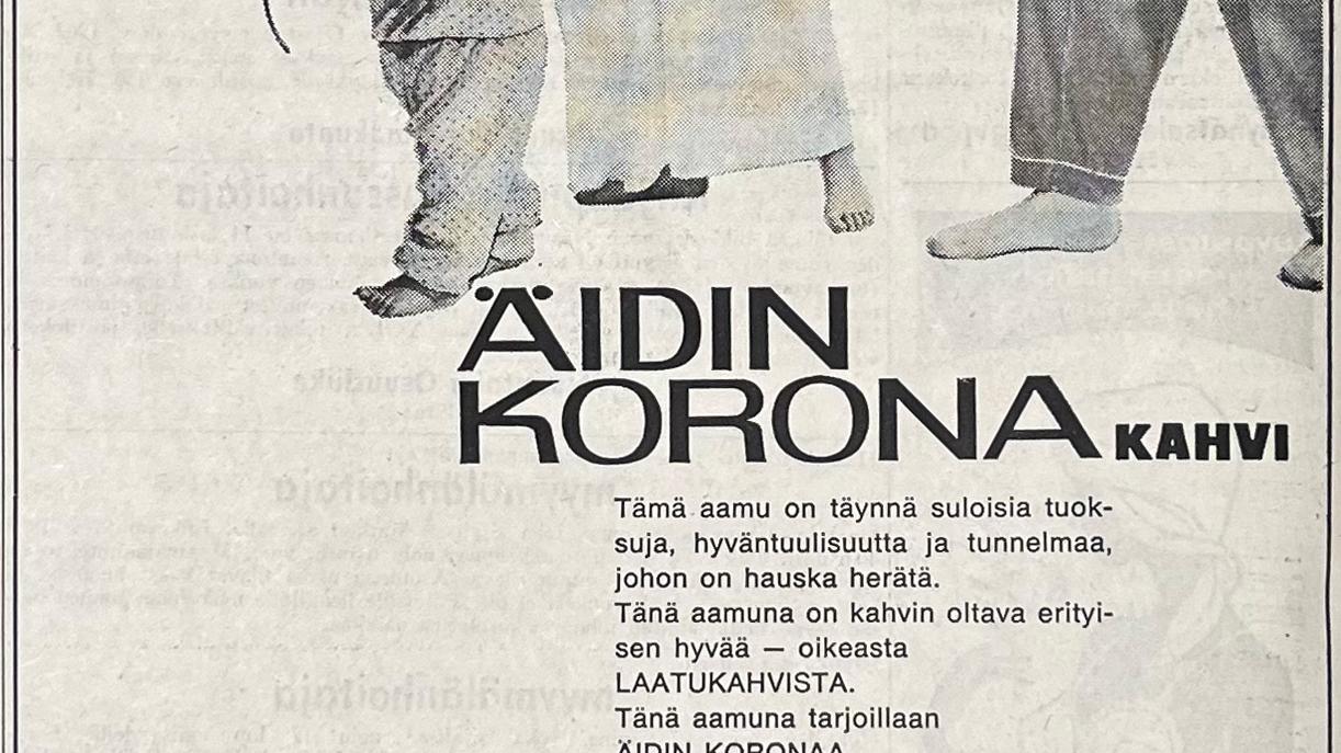 Kahvimainos 1963