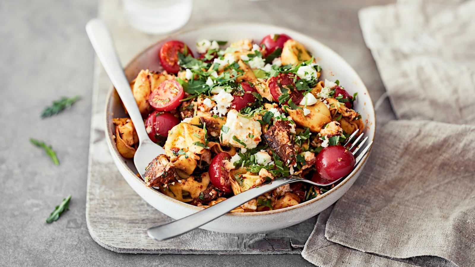 Kalasta pyöräytät hetkessä maukkaan pastan.