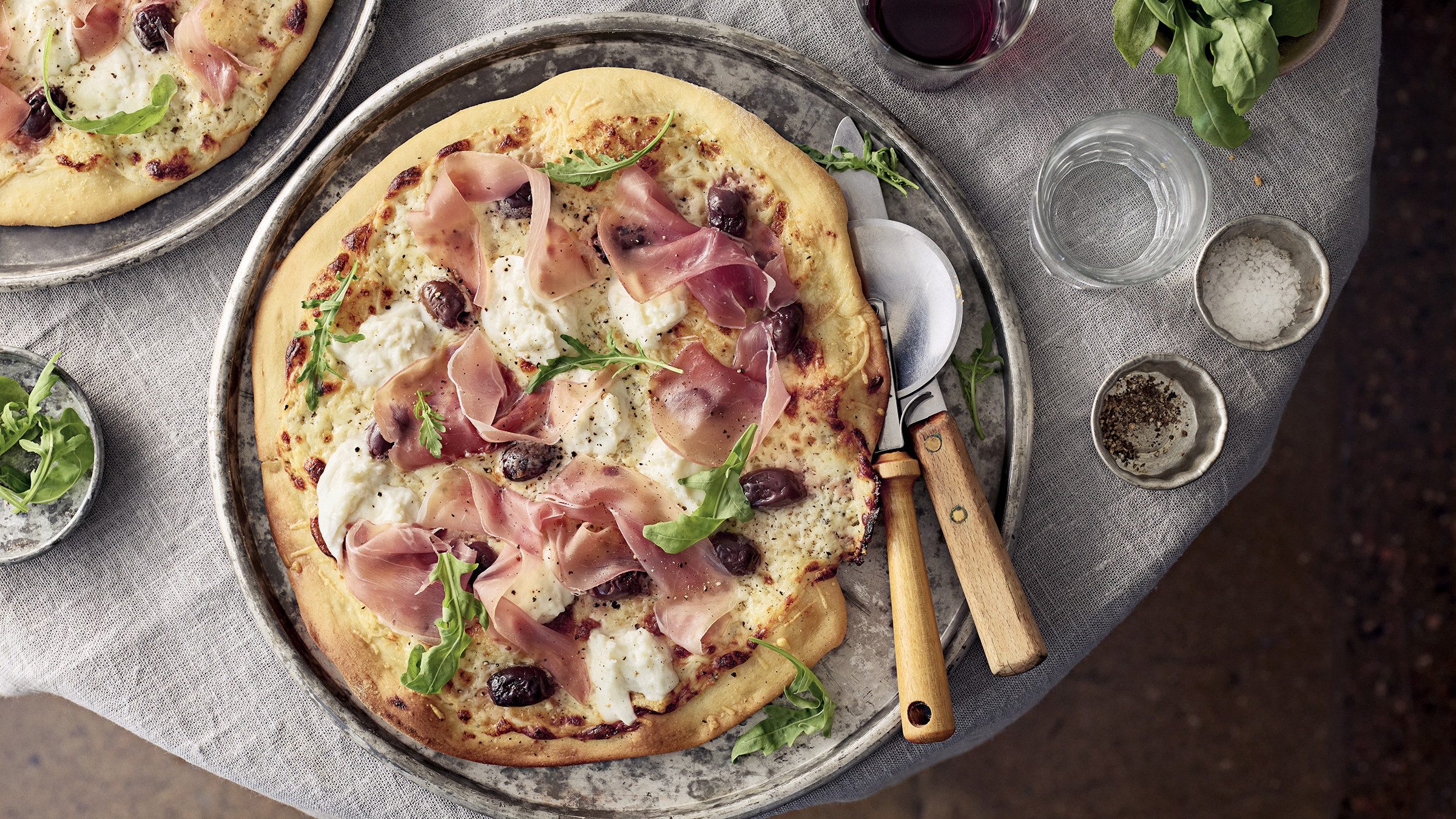 Paras valkoinen pizza