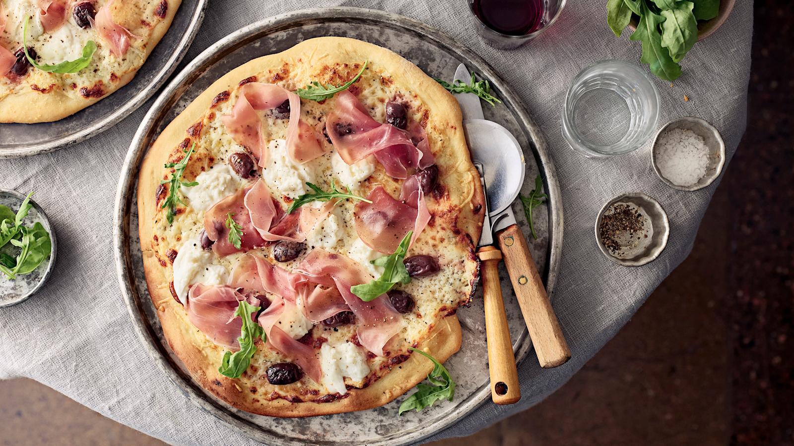 Paras valkoinen pizza