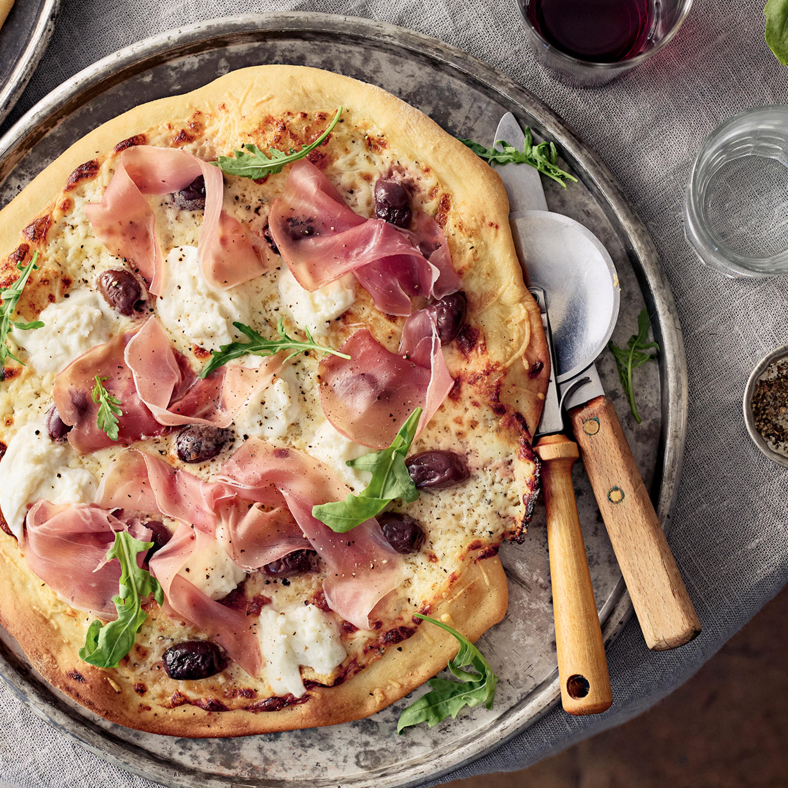 Paras valkoinen pizza